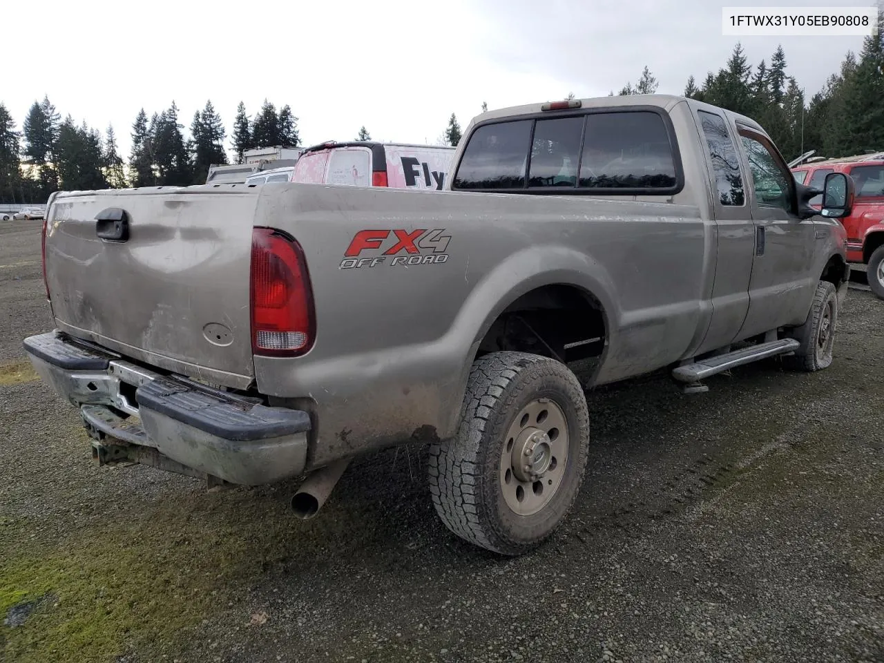 2005 Ford F350 Srw Super Duty VIN: 1FTWX31Y05EB90808 Lot: 41259994