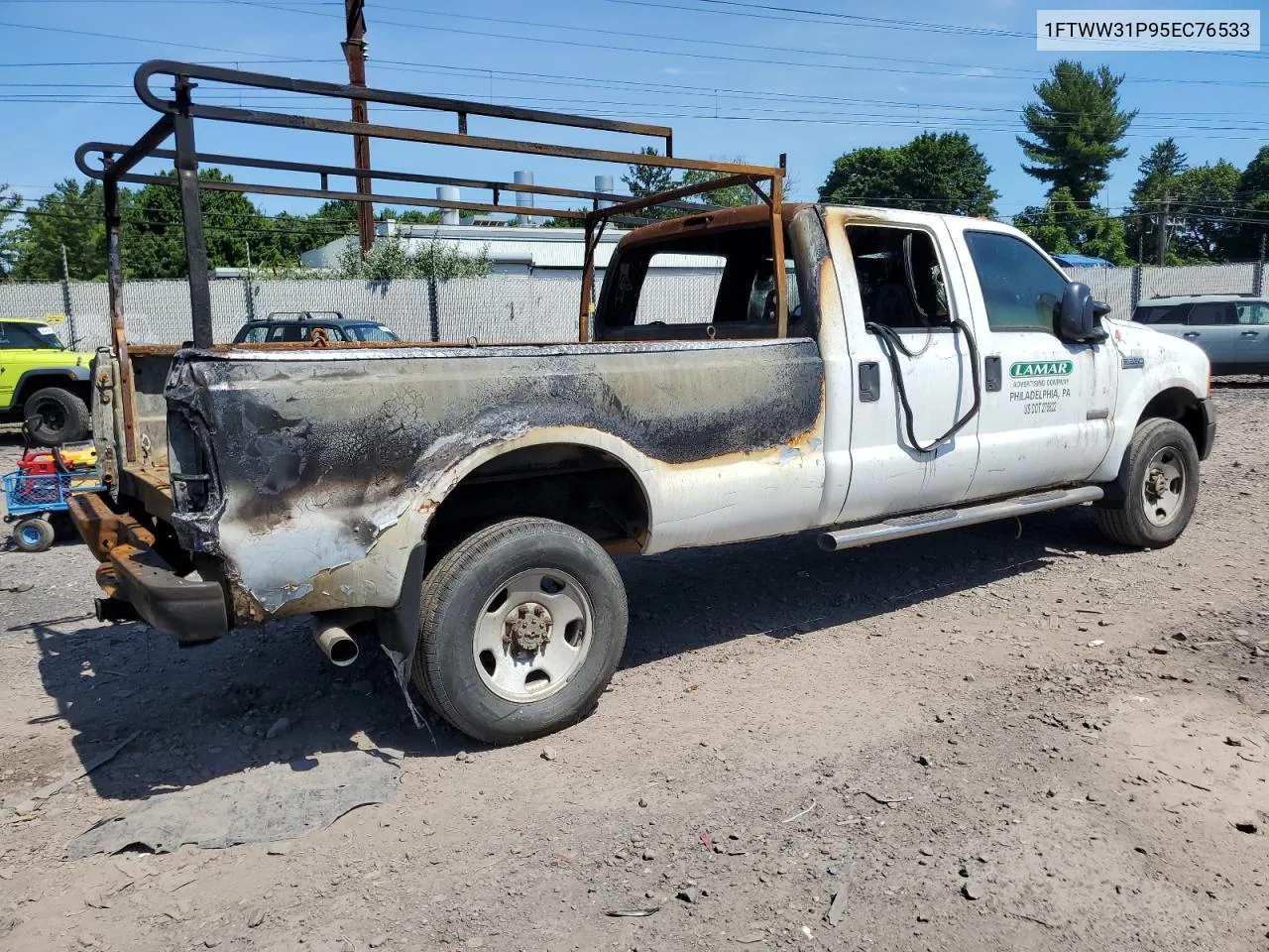 2005 Ford F350 Srw Super Duty VIN: 1FTWW31P95EC76533 Lot: 61413514