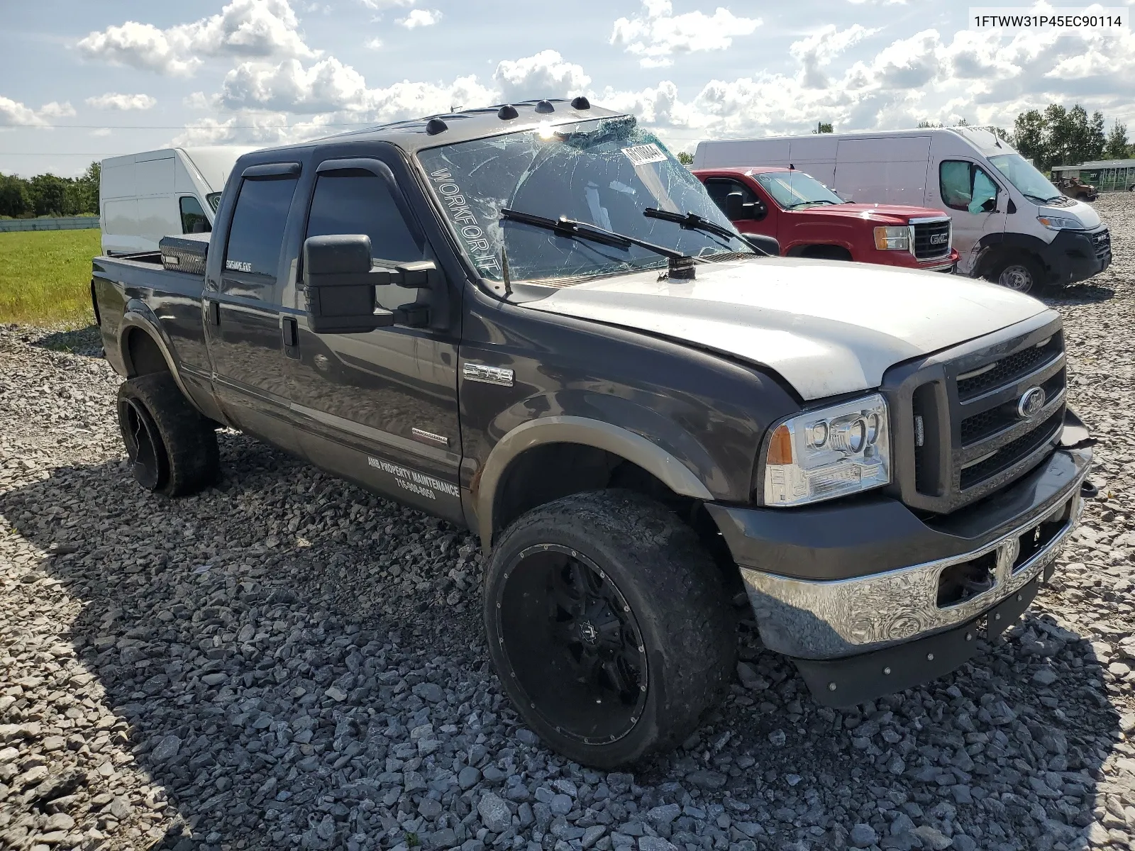 2005 Ford F350 Srw Super Duty VIN: 1FTWW31P45EC90114 Lot: 68108844