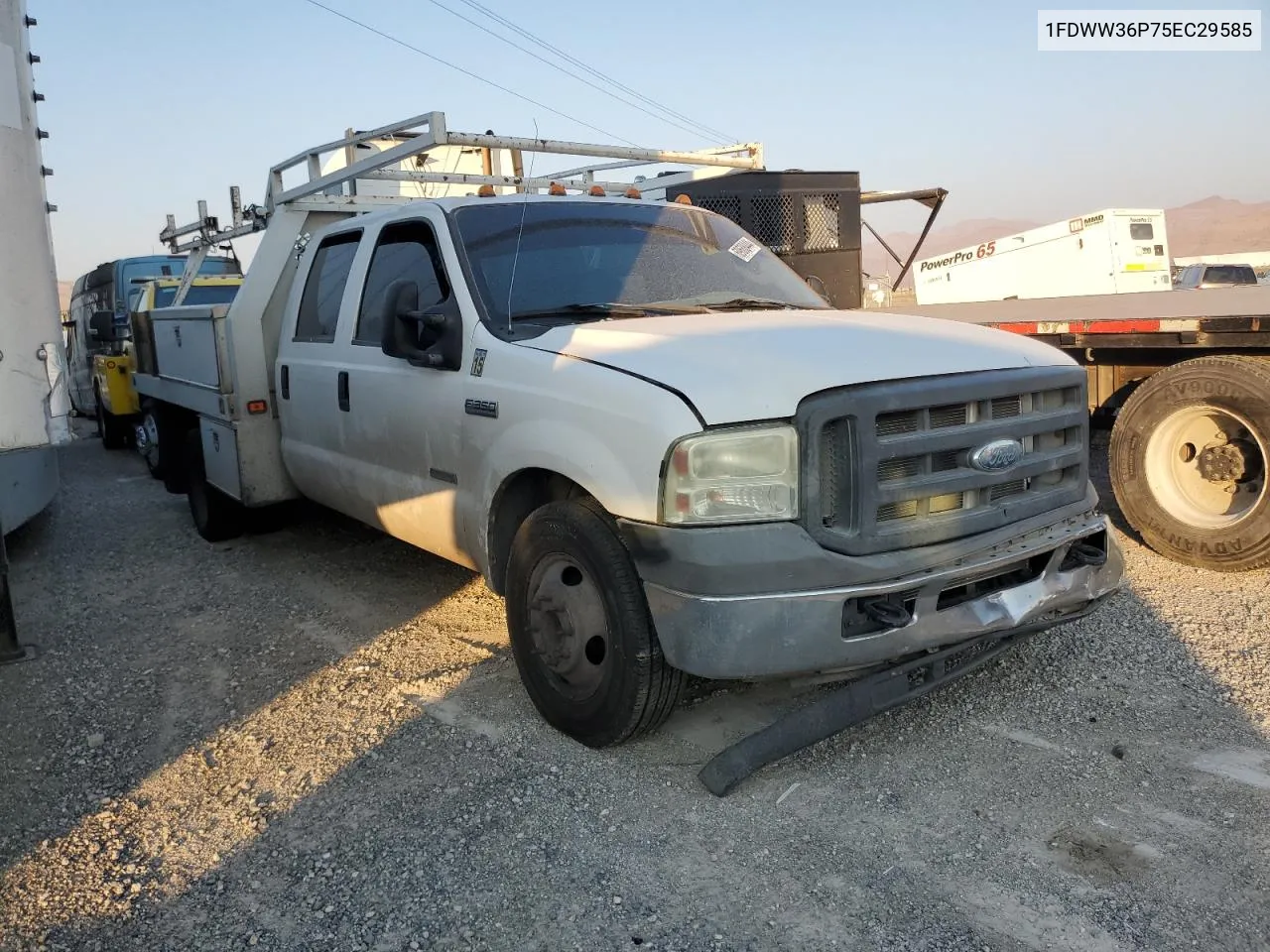 2005 Ford F350 Super Duty VIN: 1FDWW36P75EC29585 Lot: 69688444