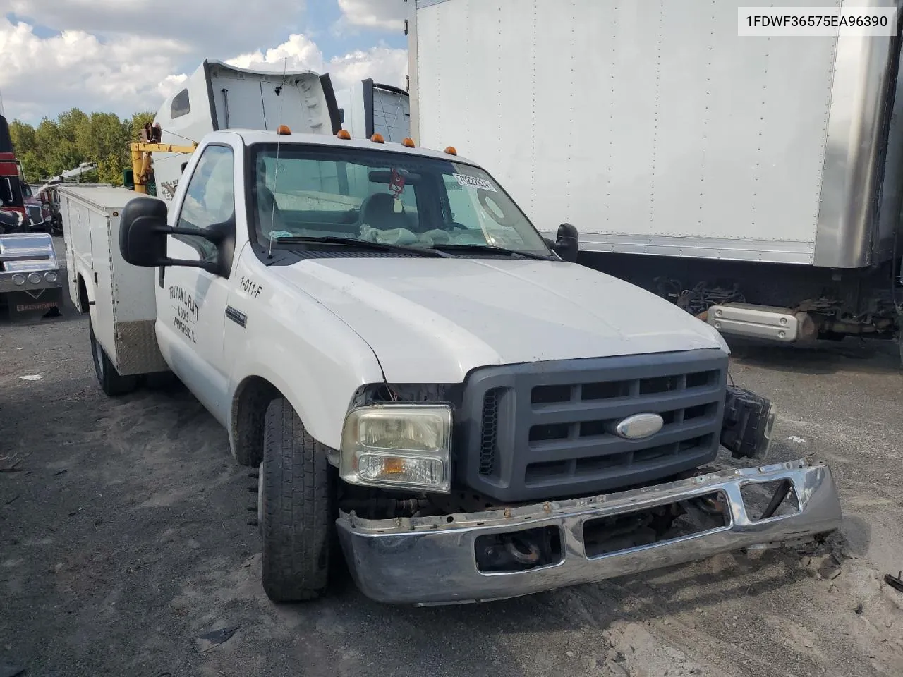 2005 Ford F350 Super Duty VIN: 1FDWF36575EA96390 Lot: 70222624