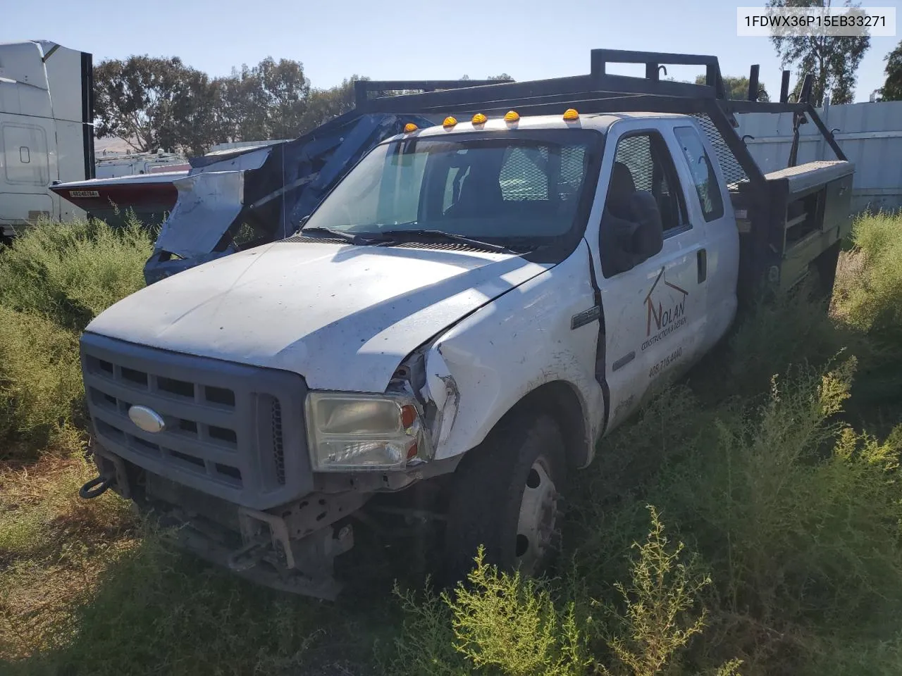 2005 Ford F350 Super Duty VIN: 1FDWX36P15EB33271 Lot: 71315264