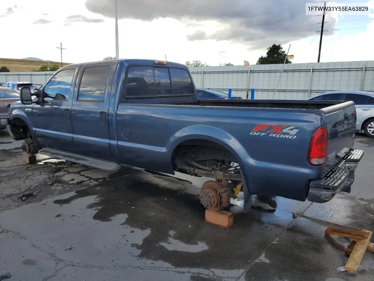 2005 Ford F350 Srw Super Duty VIN: 1FTWW31Y55EA63829 Lot: 71846654