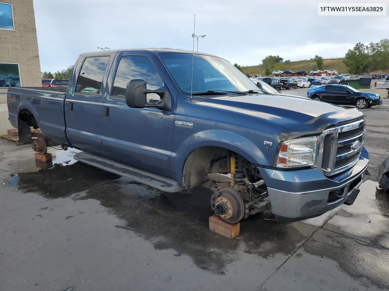 2005 Ford F350 Srw Super Duty VIN: 1FTWW31Y55EA63829 Lot: 71846654