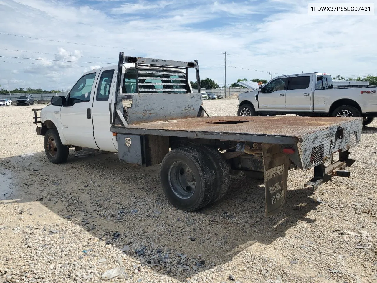 2005 Ford F350 Super Duty VIN: 1FDWX37P85EC07431 Lot: 71972764