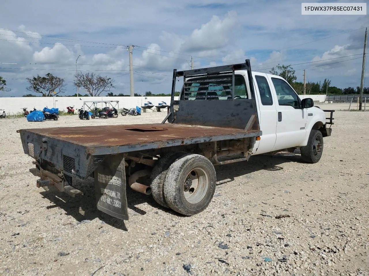 2005 Ford F350 Super Duty VIN: 1FDWX37P85EC07431 Lot: 71972764