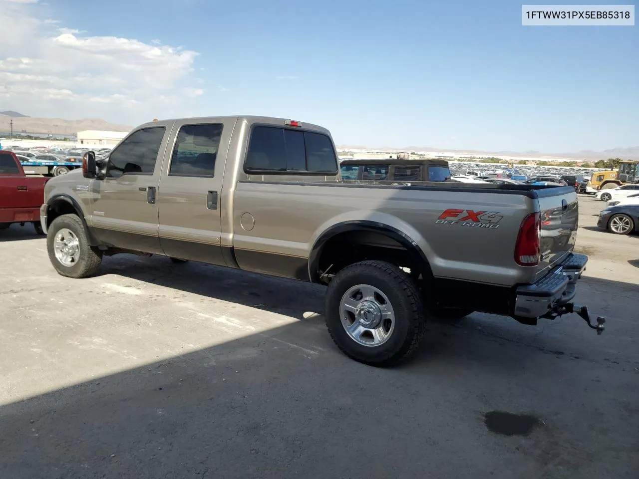 2005 Ford F350 Srw Super Duty VIN: 1FTWW31PX5EB85318 Lot: 74109424