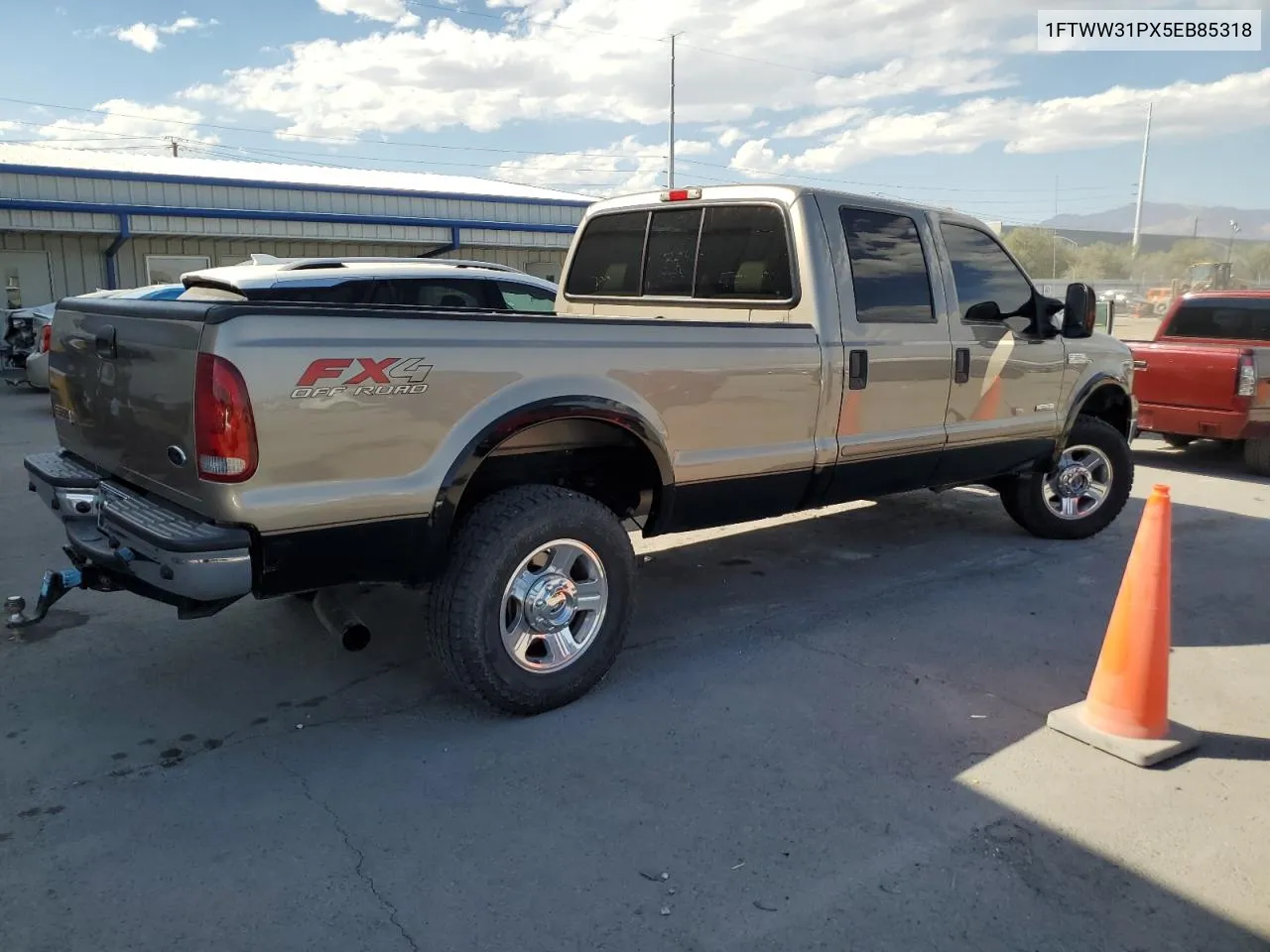 2005 Ford F350 Srw Super Duty VIN: 1FTWW31PX5EB85318 Lot: 74109424