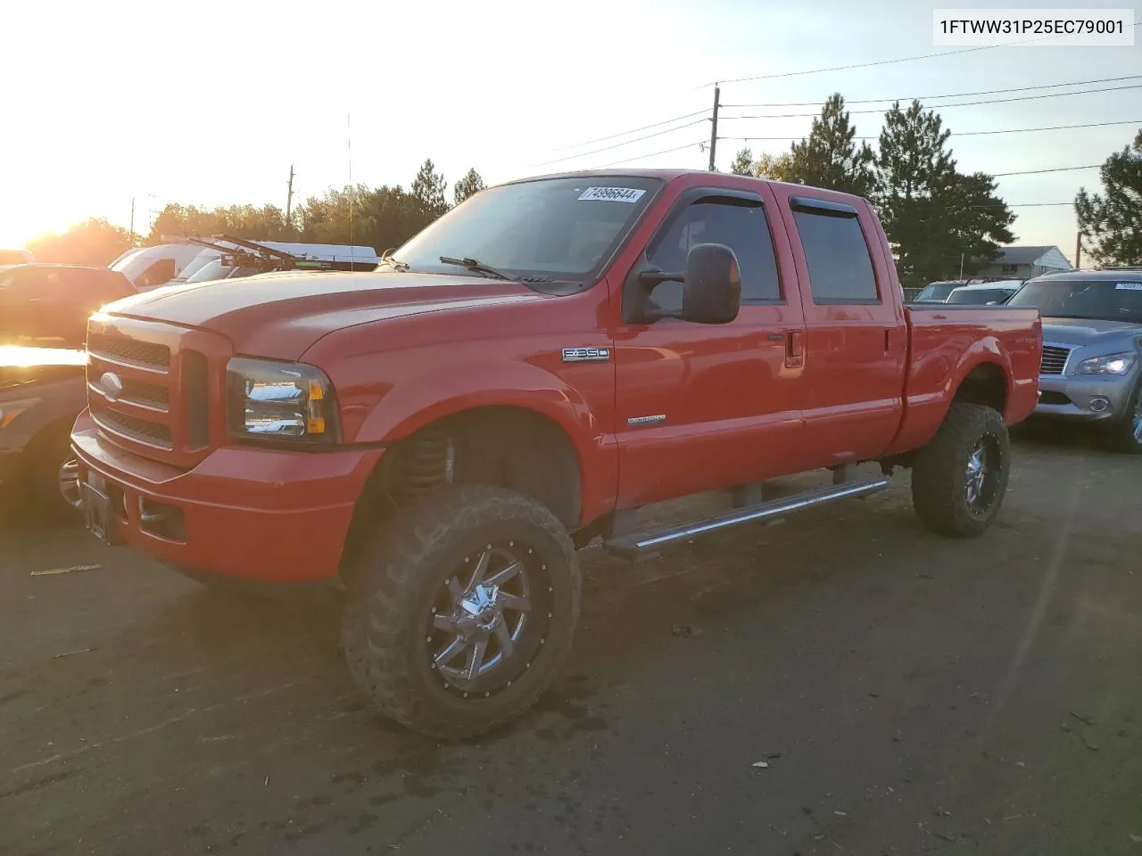 2005 Ford F350 Srw Super Duty VIN: 1FTWW31P25EC79001 Lot: 74996644