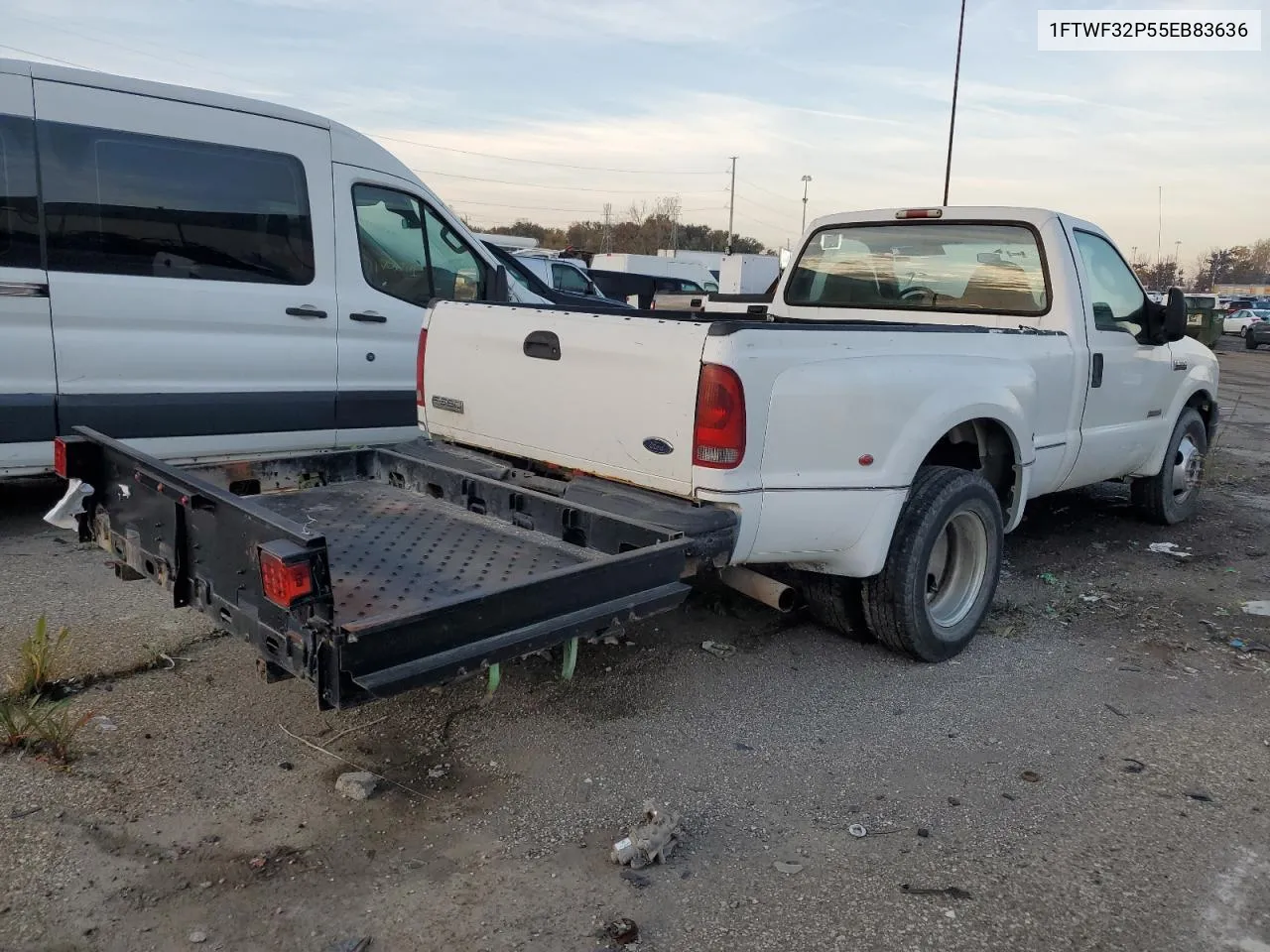 2005 Ford F350 Super Duty VIN: 1FTWF32P55EB83636 Lot: 76034804