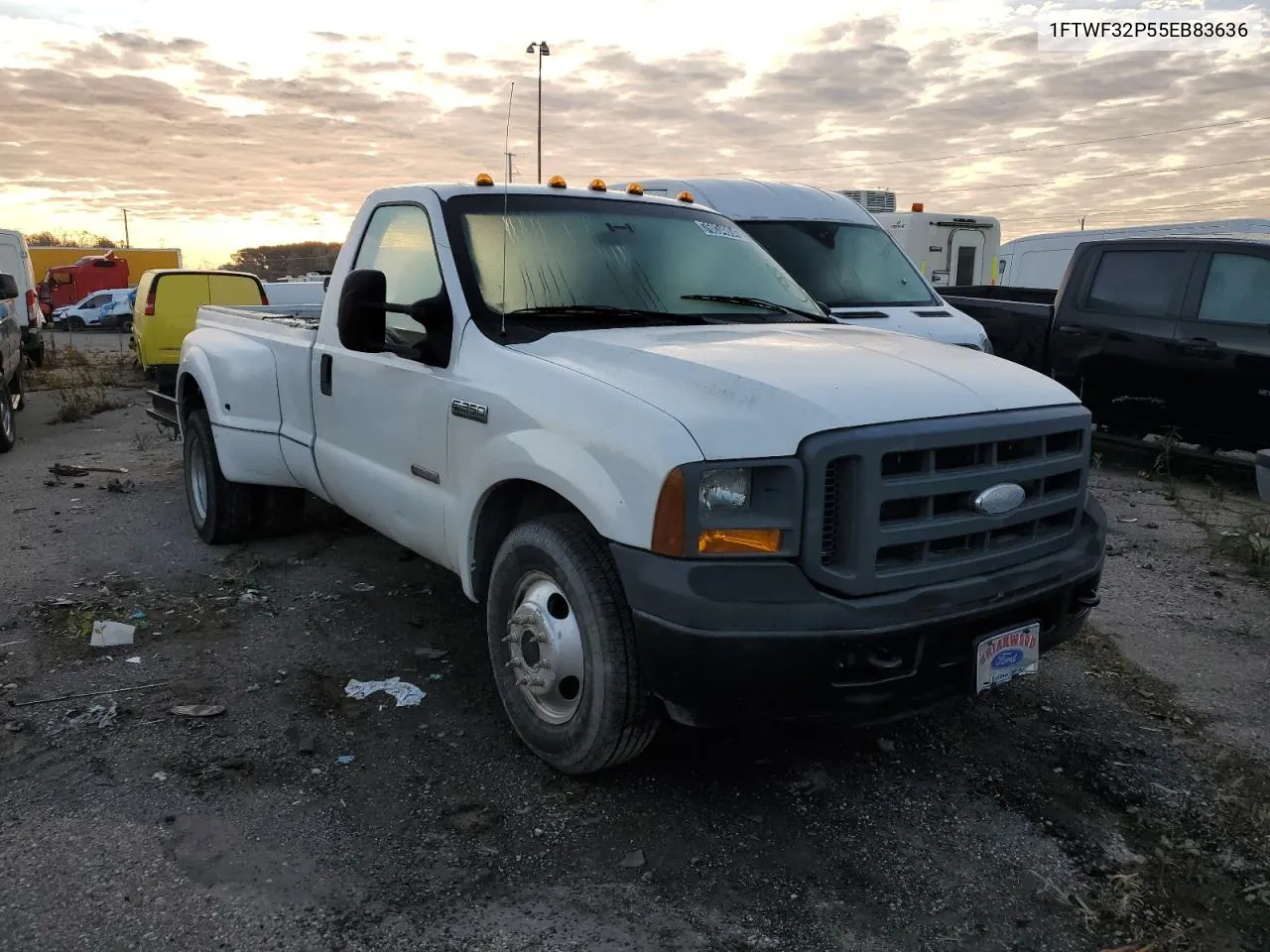 2005 Ford F350 Super Duty VIN: 1FTWF32P55EB83636 Lot: 76034804