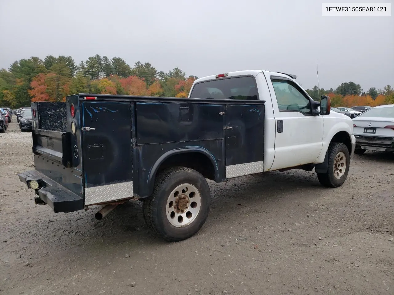 2005 Ford F350 Srw Super Duty VIN: 1FTWF31505EA81421 Lot: 76133174