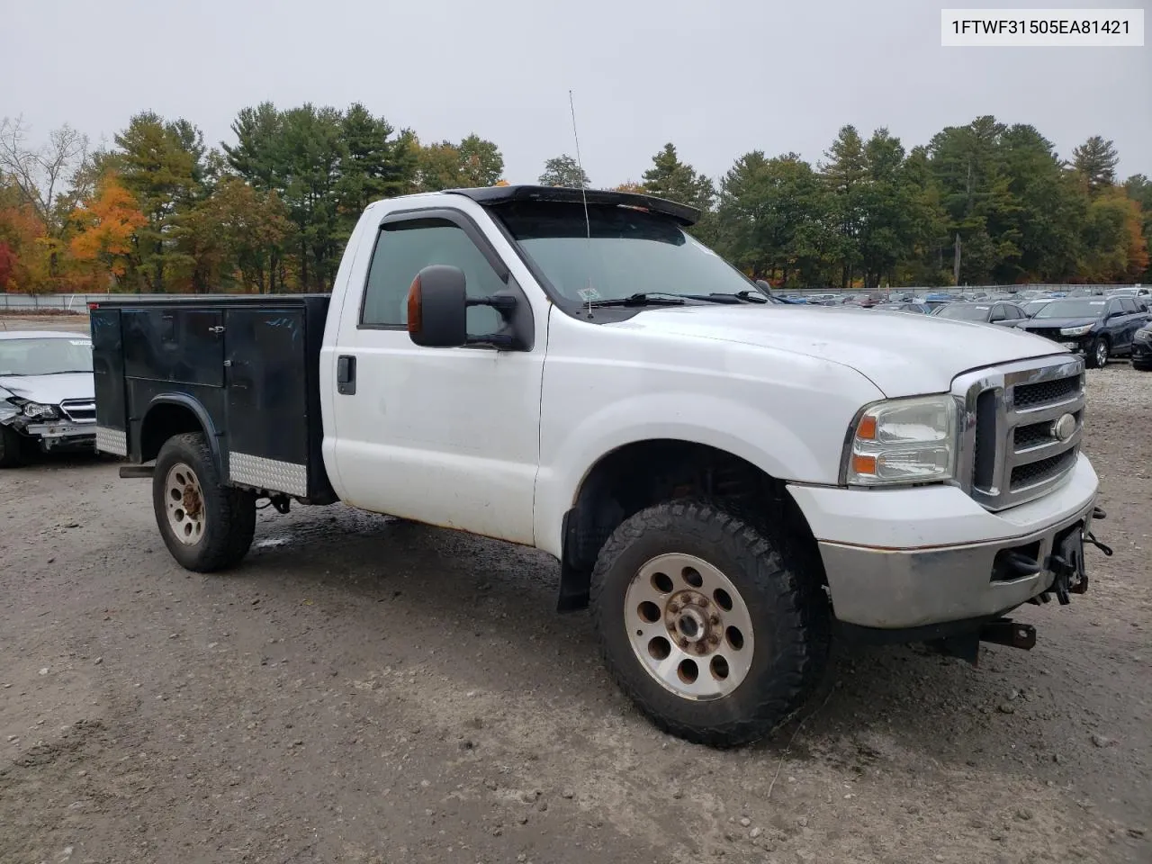 2005 Ford F350 Srw Super Duty VIN: 1FTWF31505EA81421 Lot: 76133174