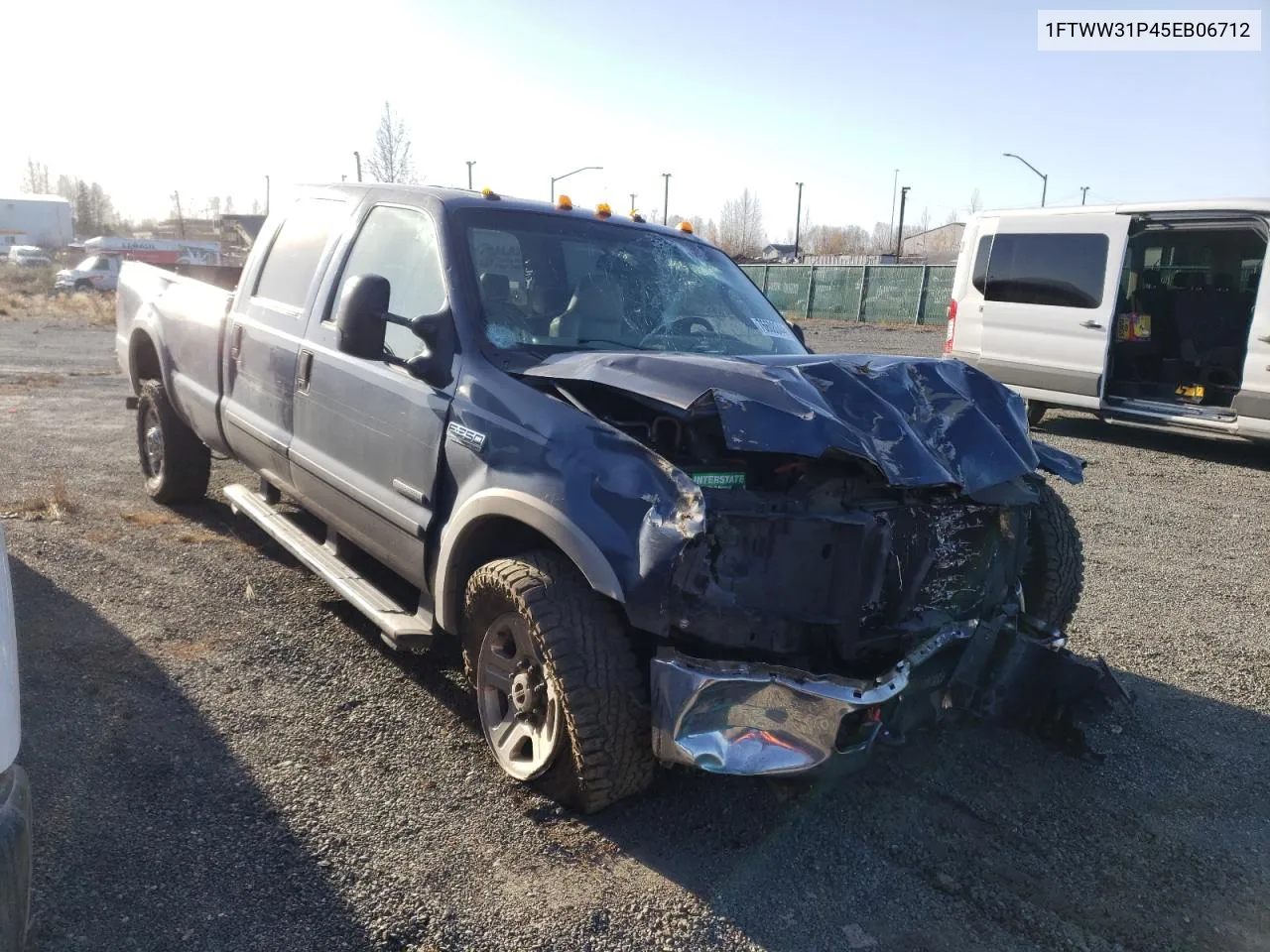 2005 Ford F350 Srw Super Duty VIN: 1FTWW31P45EB06712 Lot: 76608044