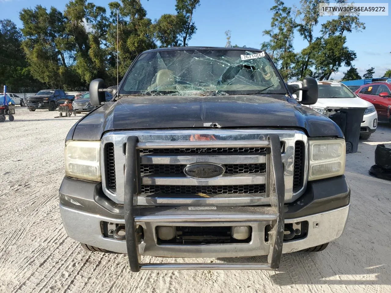 2005 Ford F350 Srw Super Duty VIN: 1FTWW30P55EA59272 Lot: 76714654