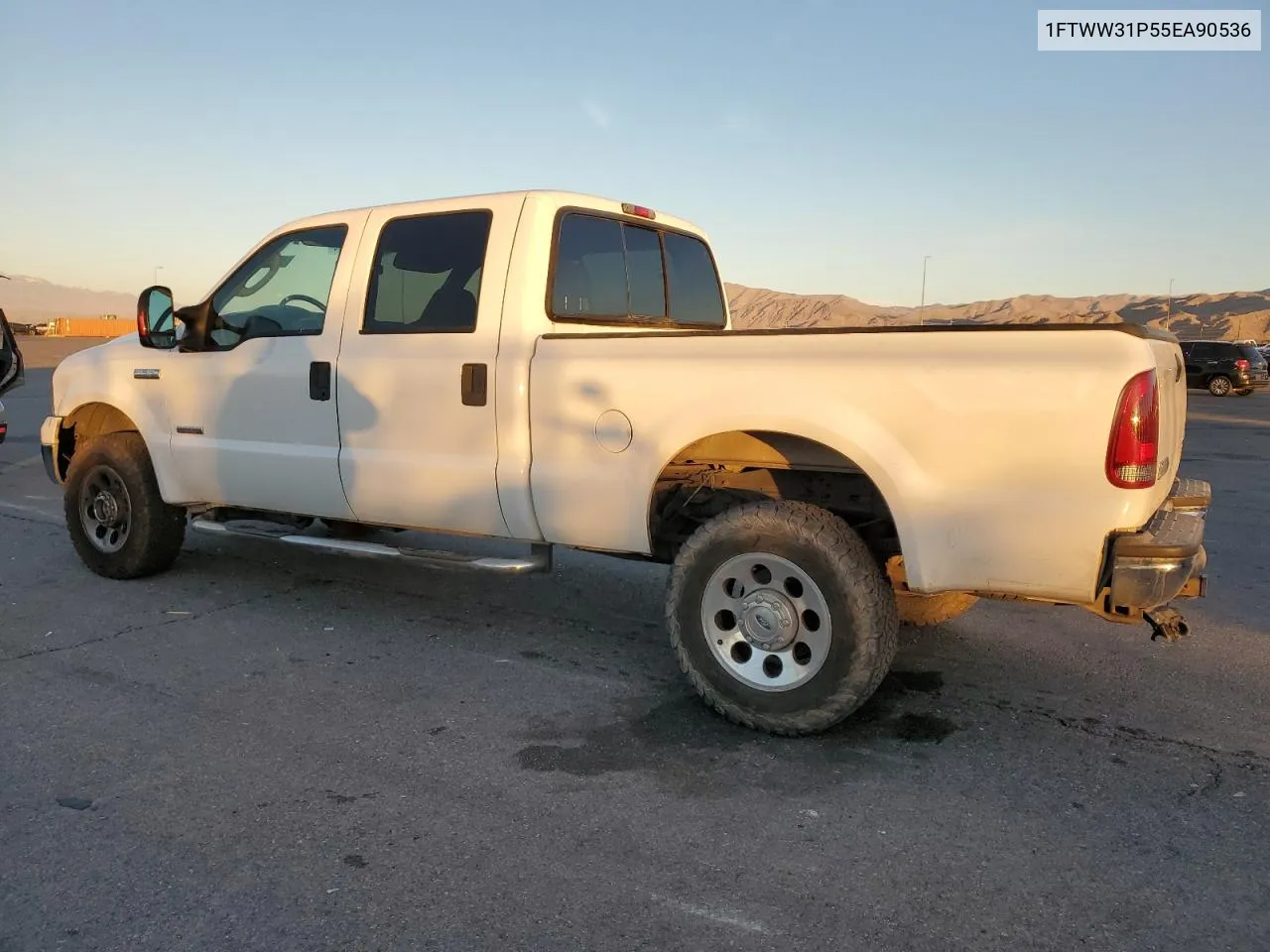 2005 Ford F350 Srw Super Duty VIN: 1FTWW31P55EA90536 Lot: 77168404