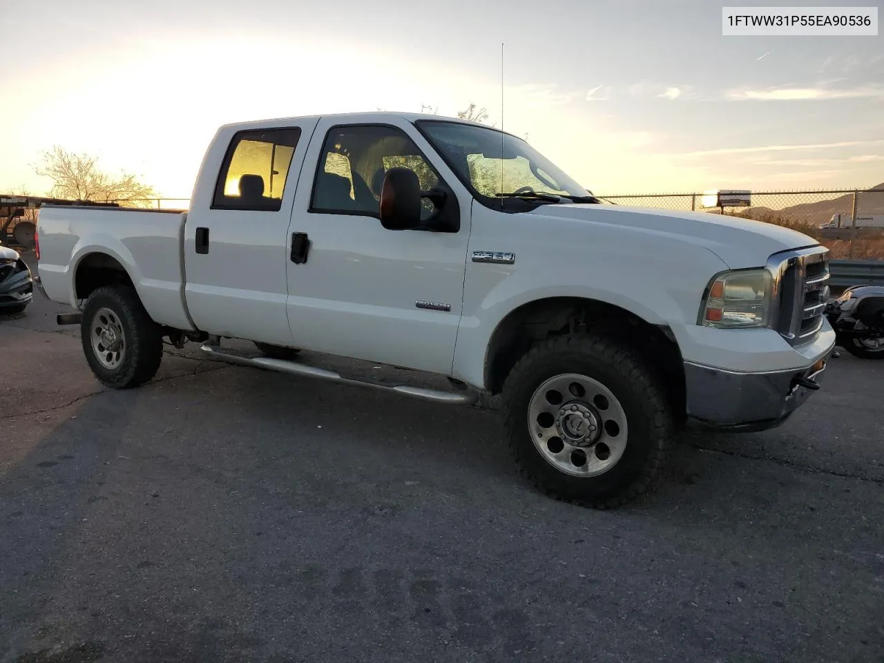 2005 Ford F350 Srw Super Duty VIN: 1FTWW31P55EA90536 Lot: 77168404