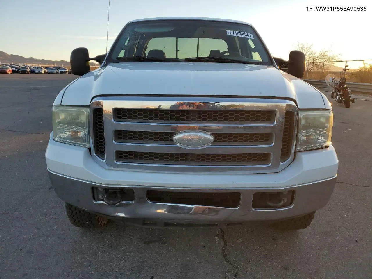 2005 Ford F350 Srw Super Duty VIN: 1FTWW31P55EA90536 Lot: 77168404