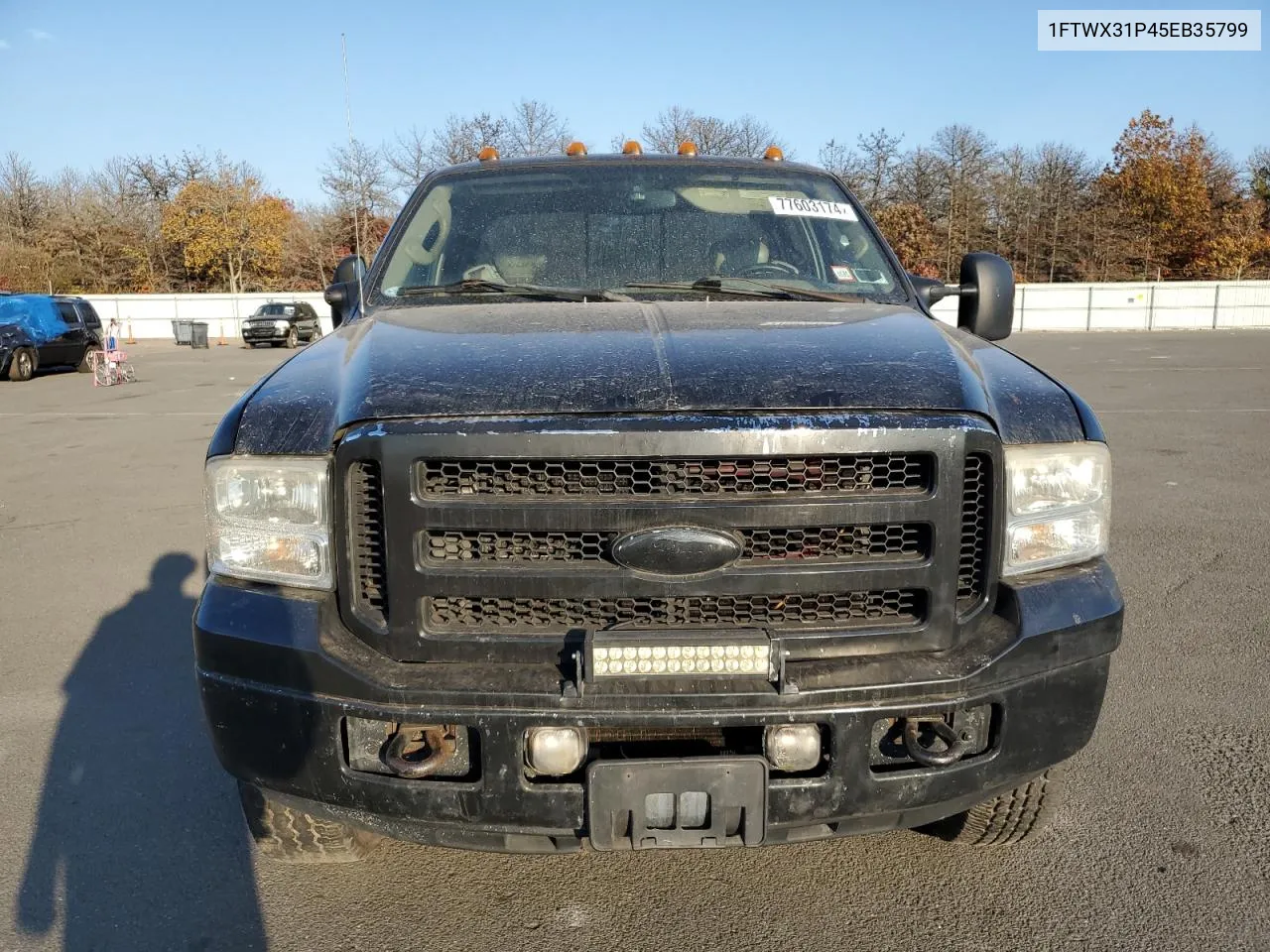 2005 Ford F350 Srw Super Duty VIN: 1FTWX31P45EB35799 Lot: 77603174