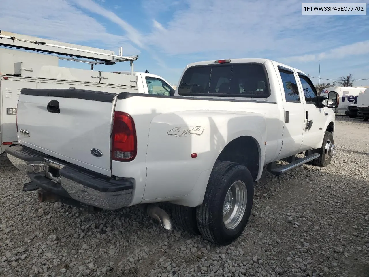 2005 Ford F350 Super Duty VIN: 1FTWW33P45EC77702 Lot: 81974513