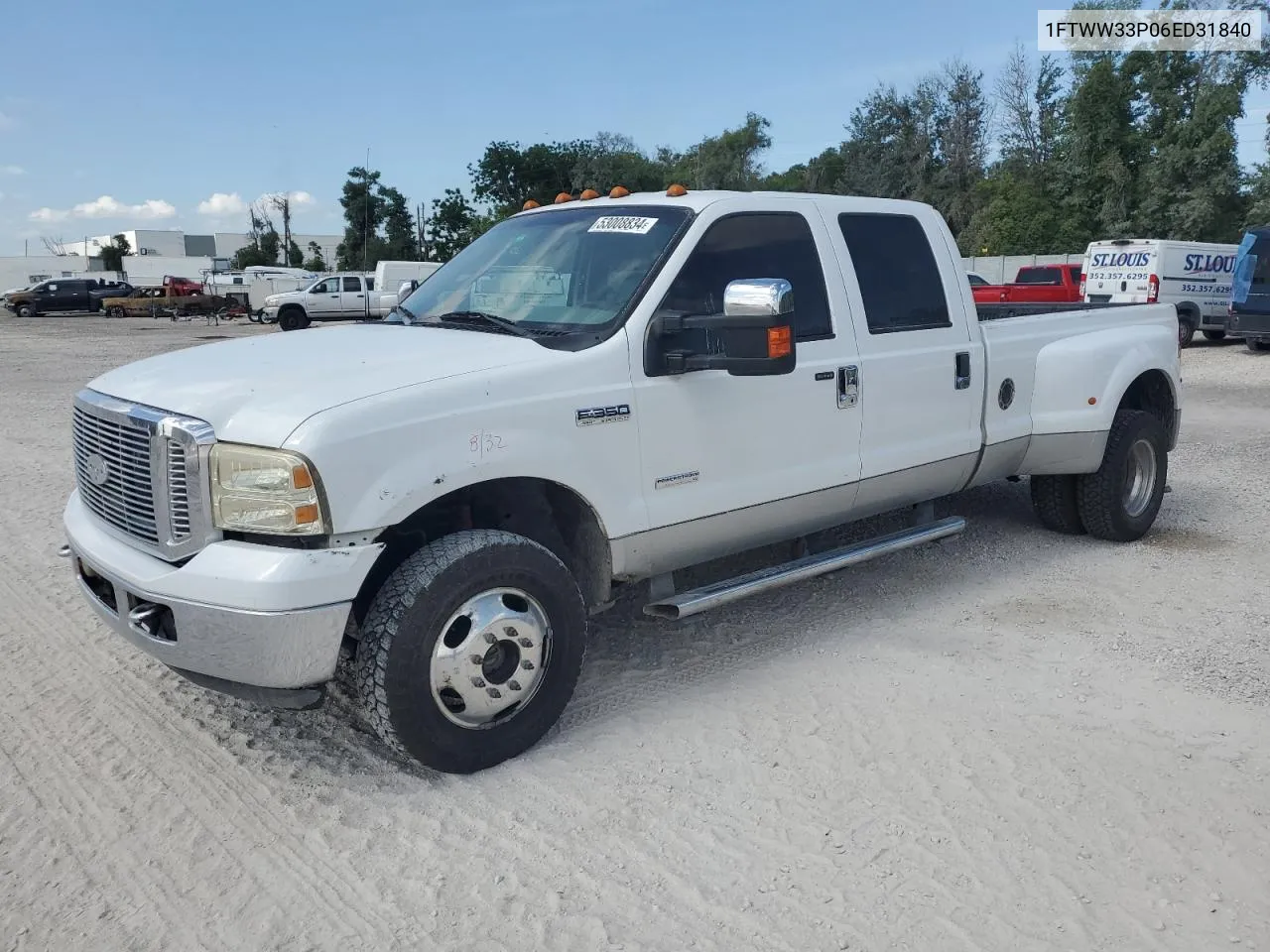 2006 Ford F350 Super Duty VIN: 1FTWW33P06ED31840 Lot: 53008834