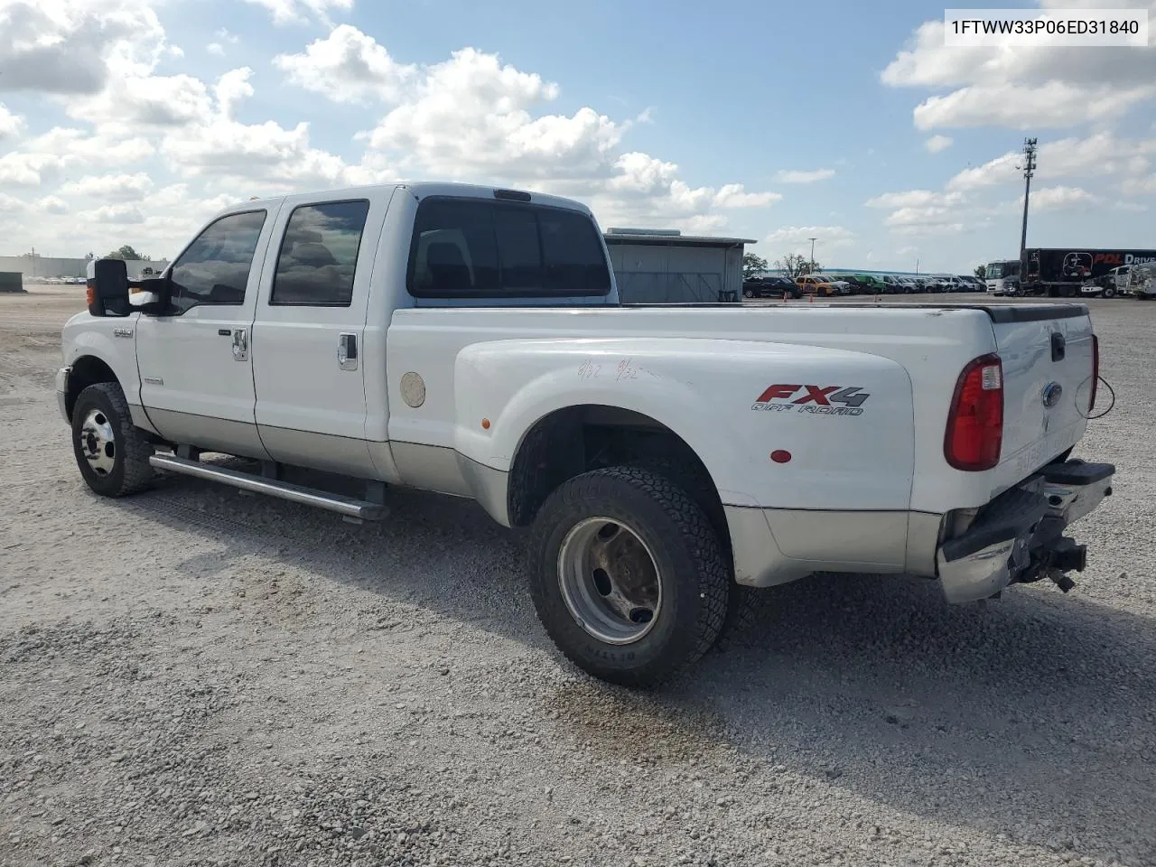 2006 Ford F350 Super Duty VIN: 1FTWW33P06ED31840 Lot: 53008834