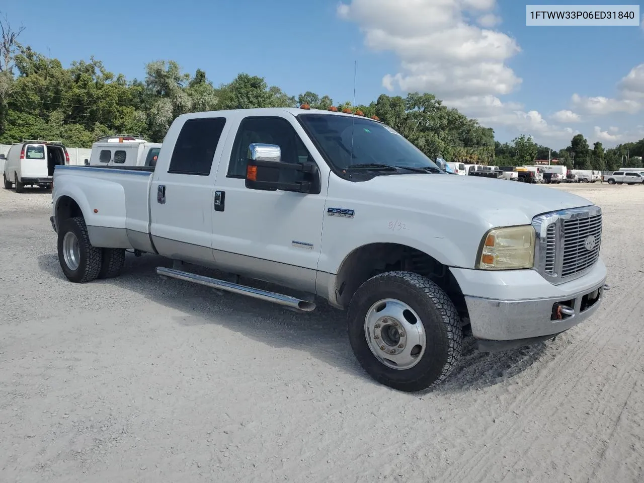 2006 Ford F350 Super Duty VIN: 1FTWW33P06ED31840 Lot: 53008834