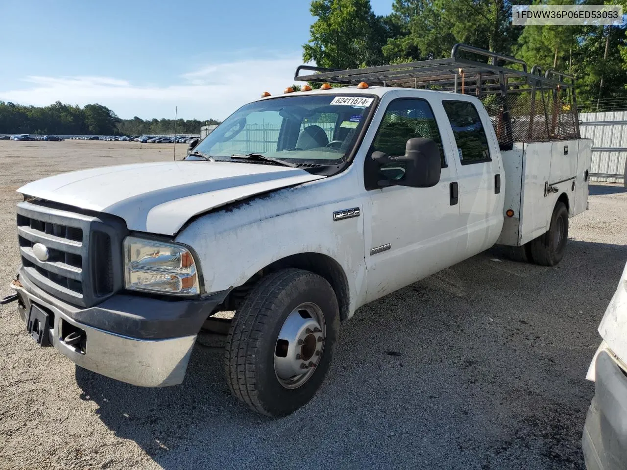 2006 Ford F350 Super Duty VIN: 1FDWW36P06ED53053 Lot: 62411674