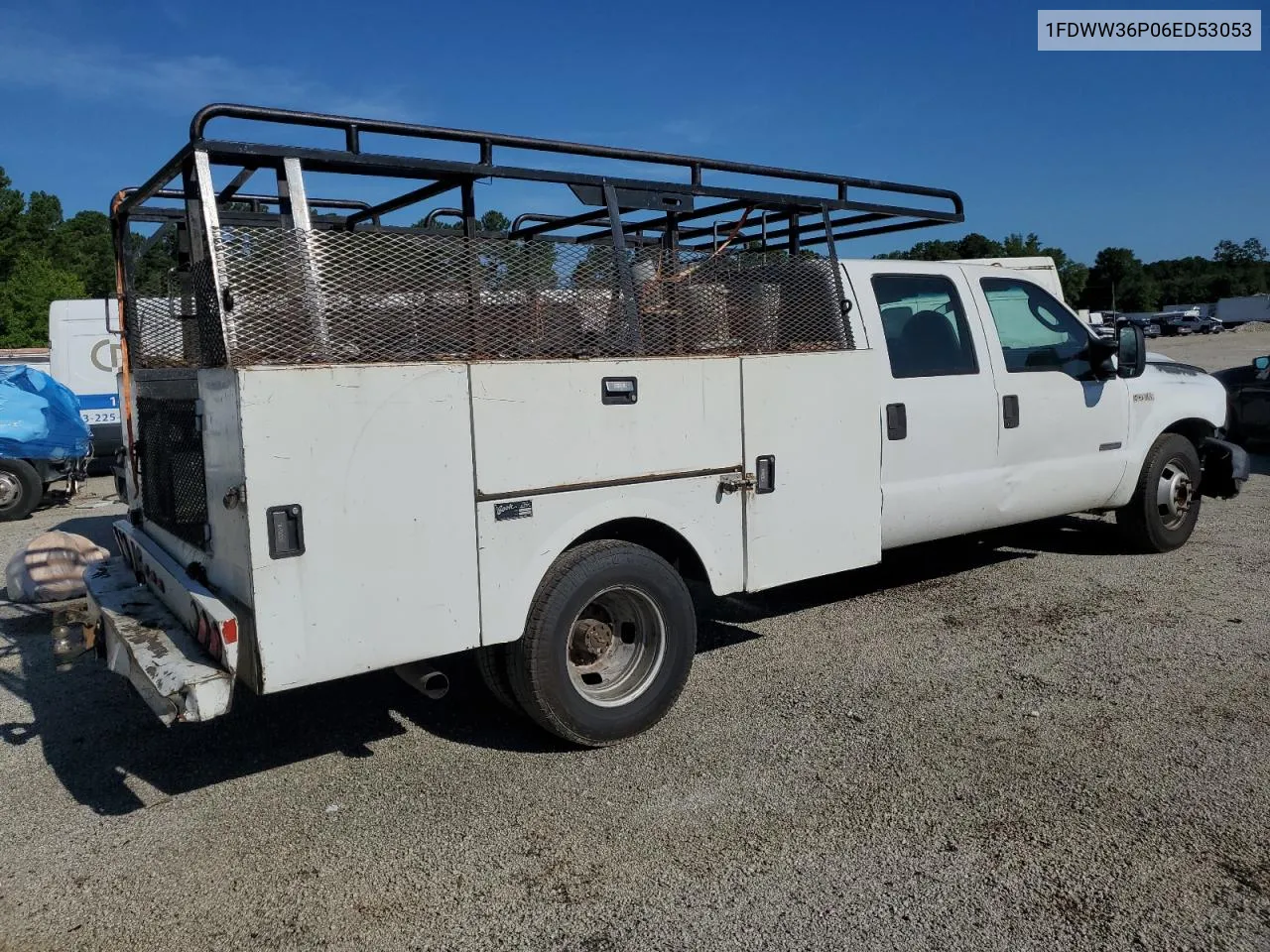 2006 Ford F350 Super Duty VIN: 1FDWW36P06ED53053 Lot: 62411674