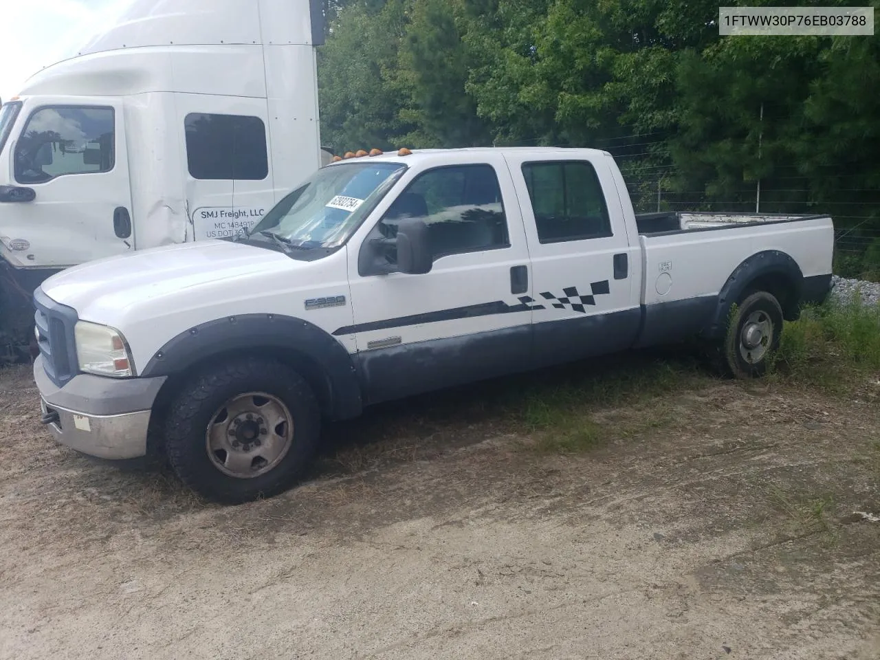 2006 Ford F350 Srw Super Duty VIN: 1FTWW30P76EB03788 Lot: 62932754