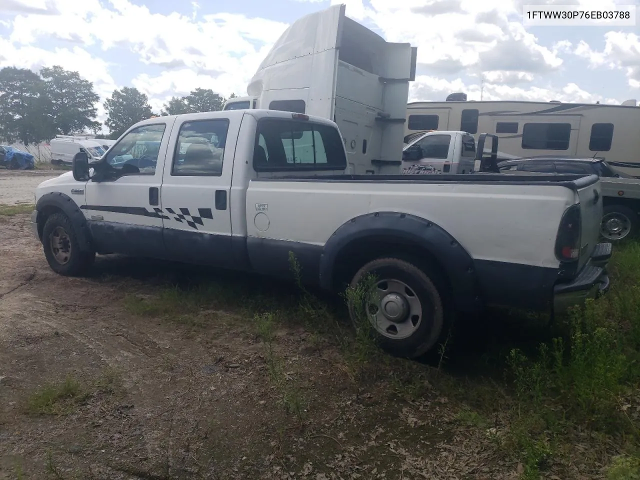 2006 Ford F350 Srw Super Duty VIN: 1FTWW30P76EB03788 Lot: 62932754