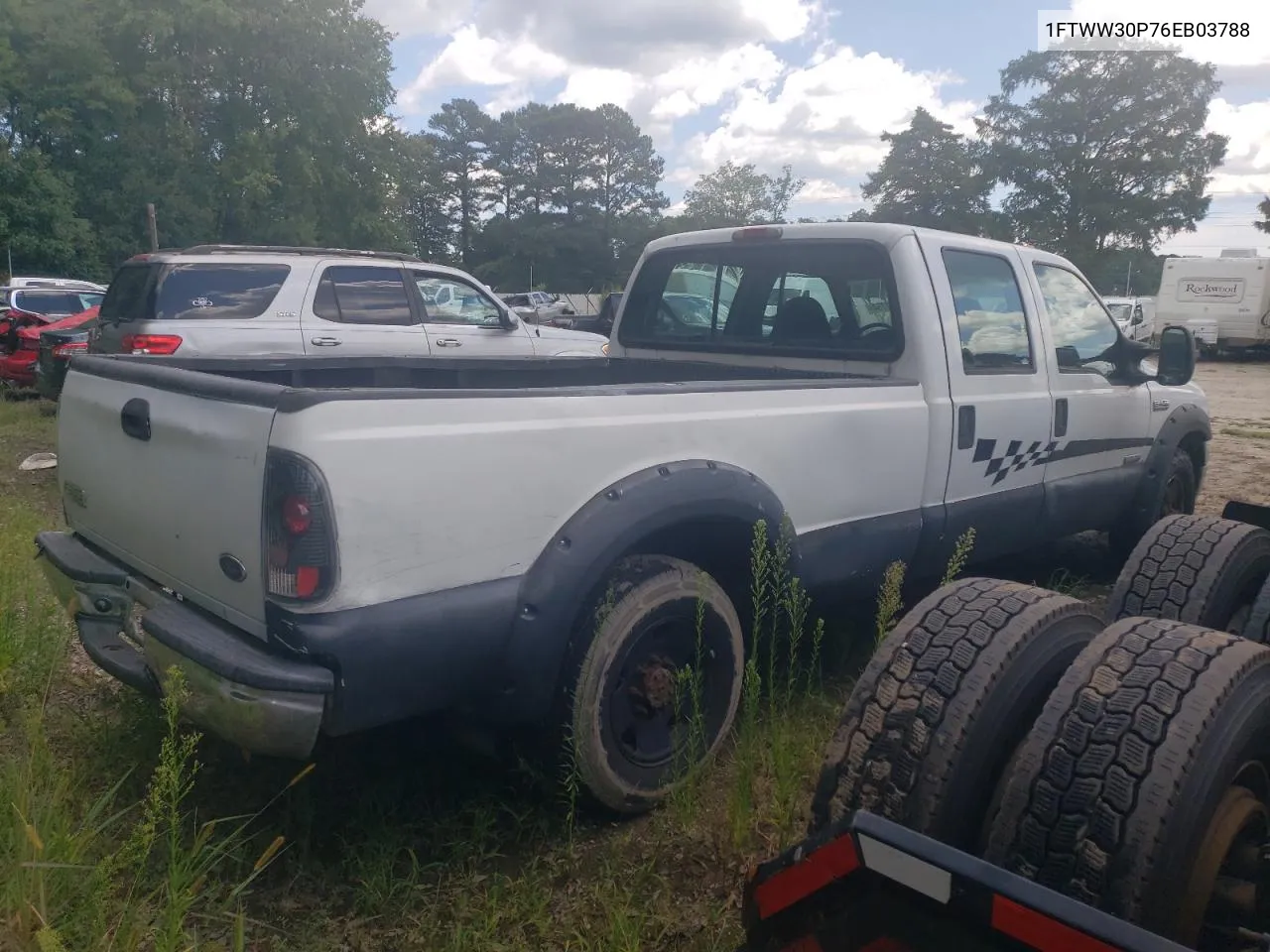 2006 Ford F350 Srw Super Duty VIN: 1FTWW30P76EB03788 Lot: 62932754