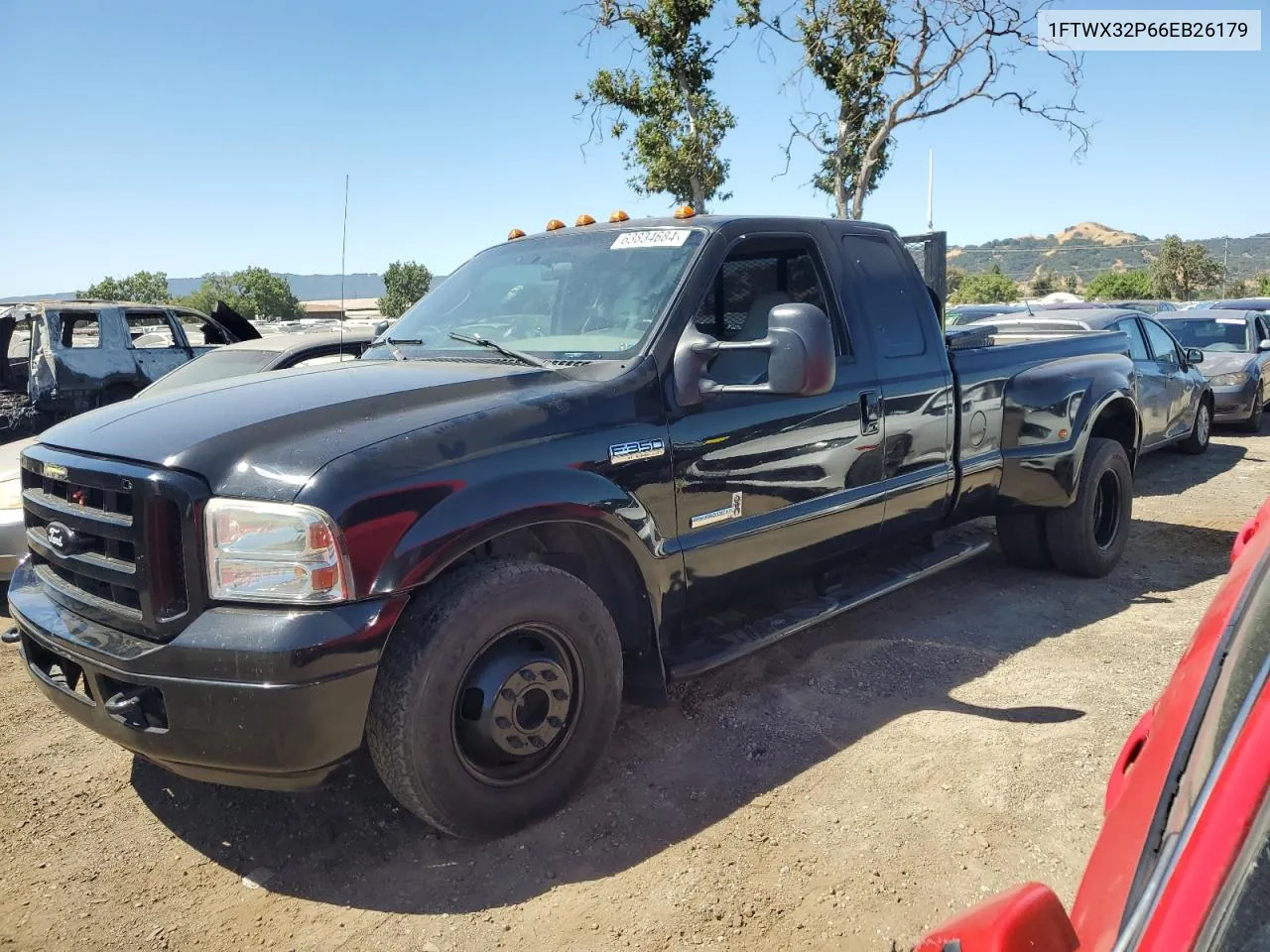 2006 Ford F350 Super Duty VIN: 1FTWX32P66EB26179 Lot: 63834684