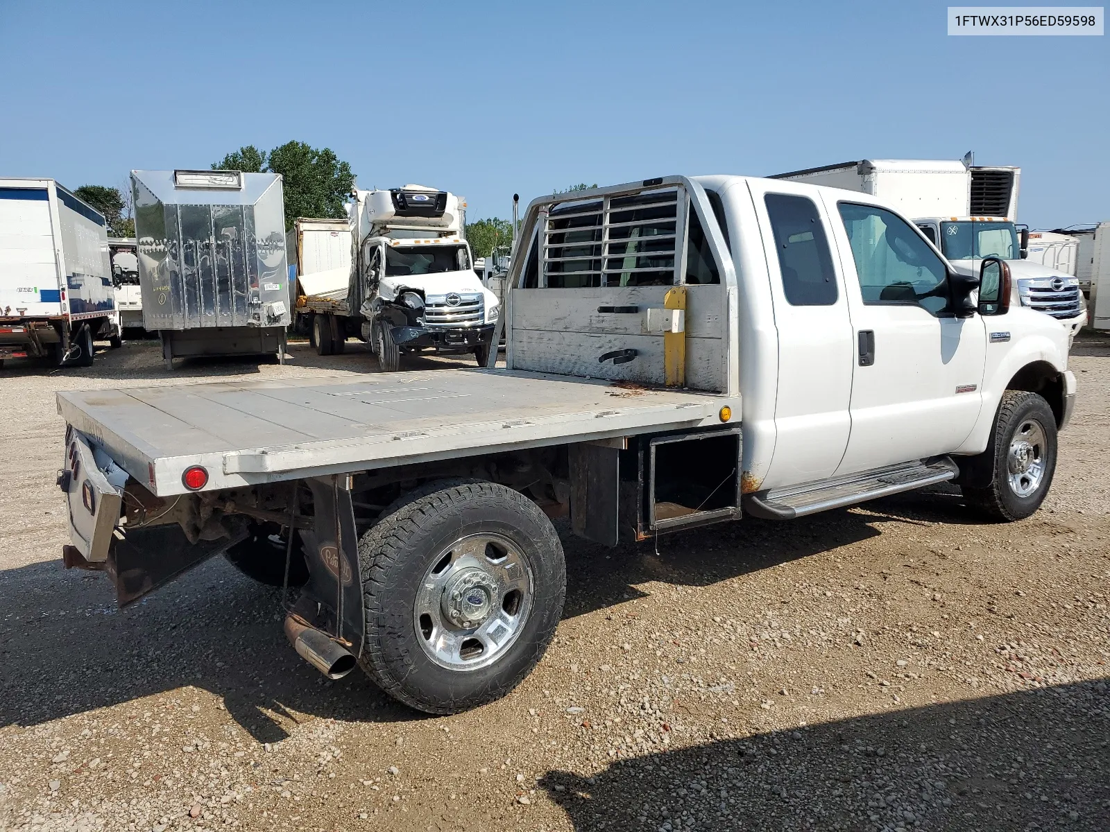 2006 Ford F350 Srw Super Duty VIN: 1FTWX31P56ED59598 Lot: 64782224