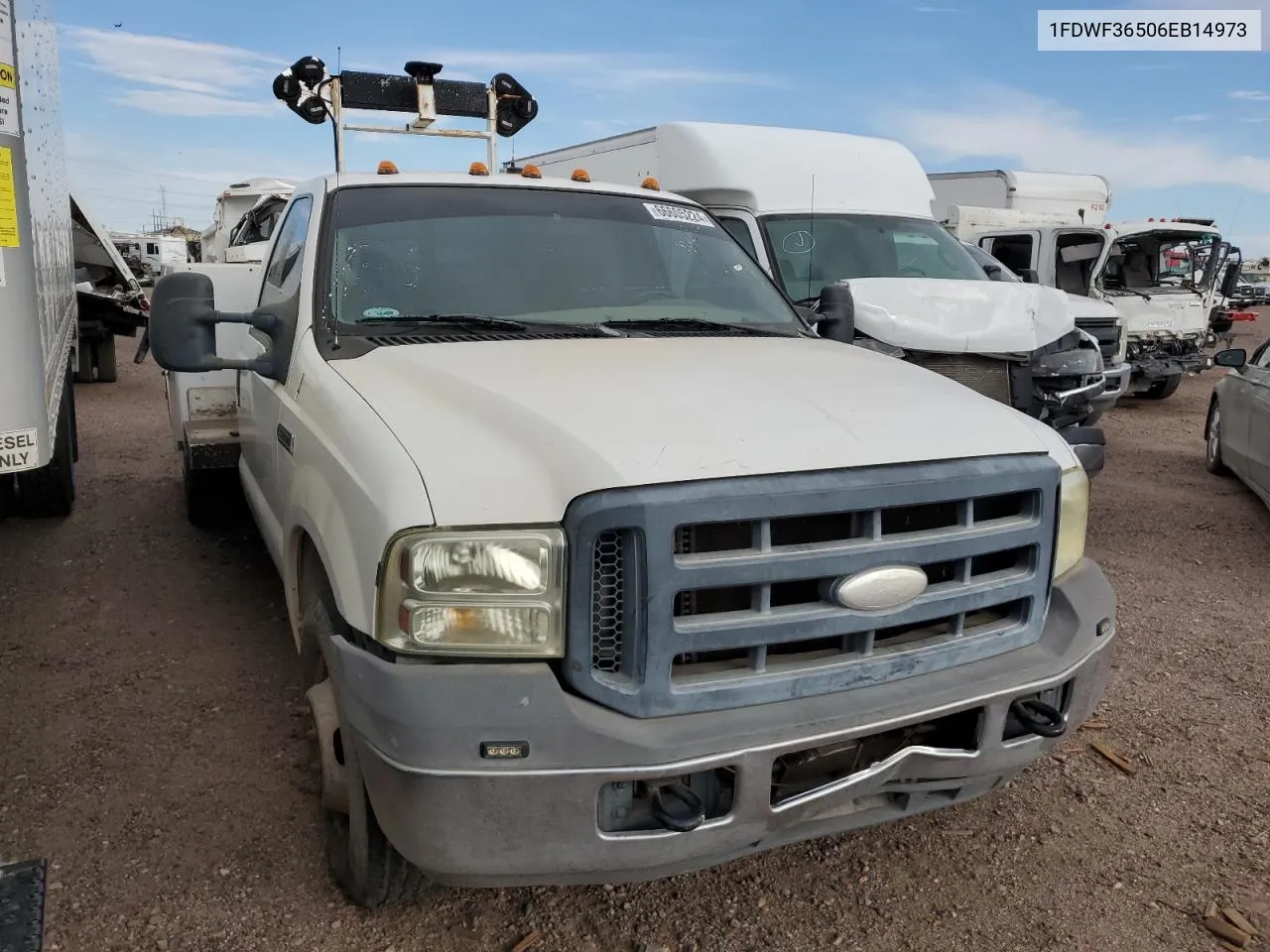 2006 Ford F350 Super Duty VIN: 1FDWF36506EB14973 Lot: 66605224