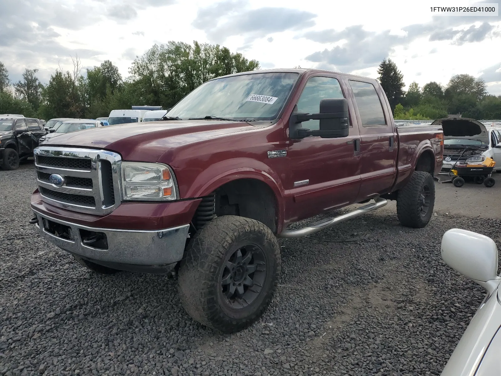 2006 Ford F350 Srw Super Duty VIN: 1FTWW31P26ED41000 Lot: 66663084