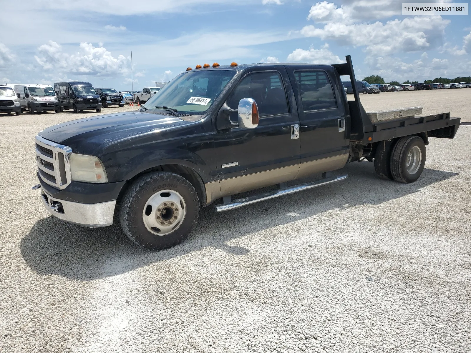 2006 Ford F350 Super Duty VIN: 1FTWW32P06ED11881 Lot: 66706414