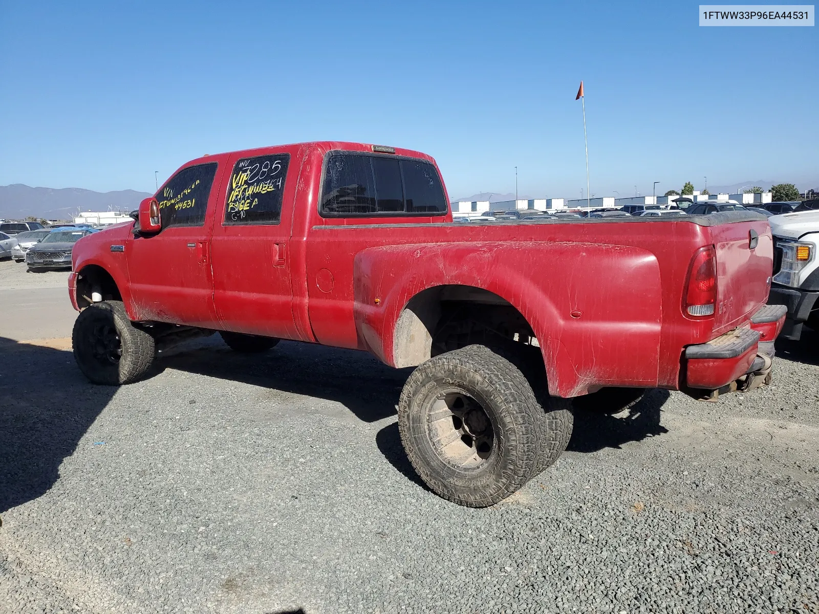 2006 Ford F350 Super Duty VIN: 1FTWW33P96EA44531 Lot: 66924514