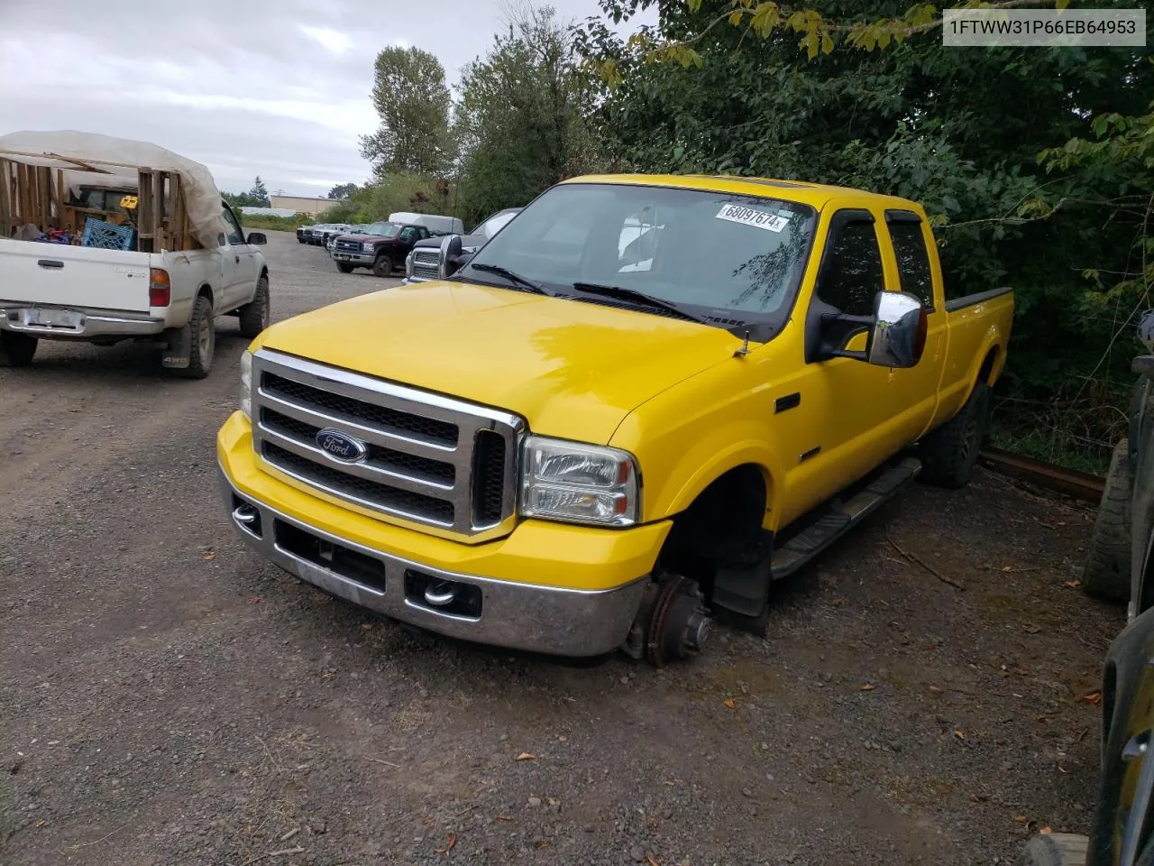 2006 Ford F350 Srw Super Duty VIN: 1FTWW31P66EB64953 Lot: 68097674