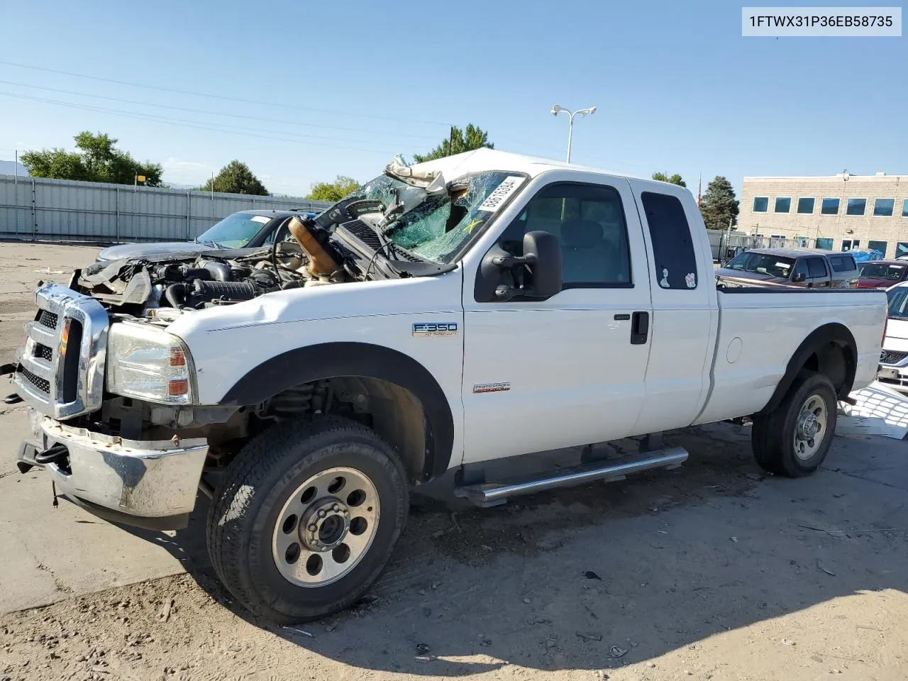 2006 Ford F350 Srw Super Duty VIN: 1FTWX31P36EB58735 Lot: 68616394