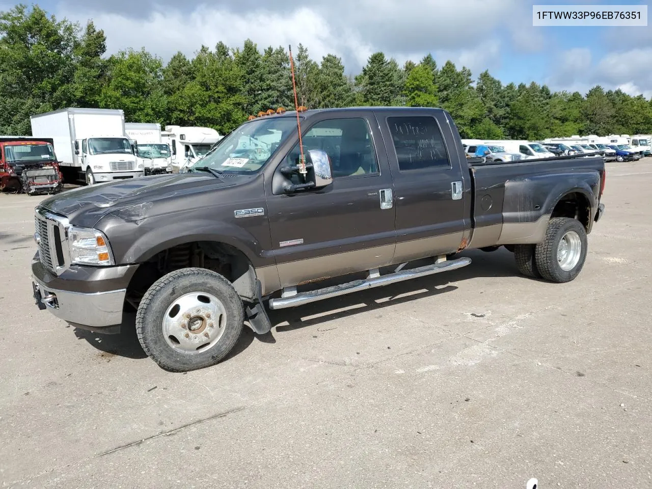 2006 Ford F350 Super Duty VIN: 1FTWW33P96EB76351 Lot: 70372744