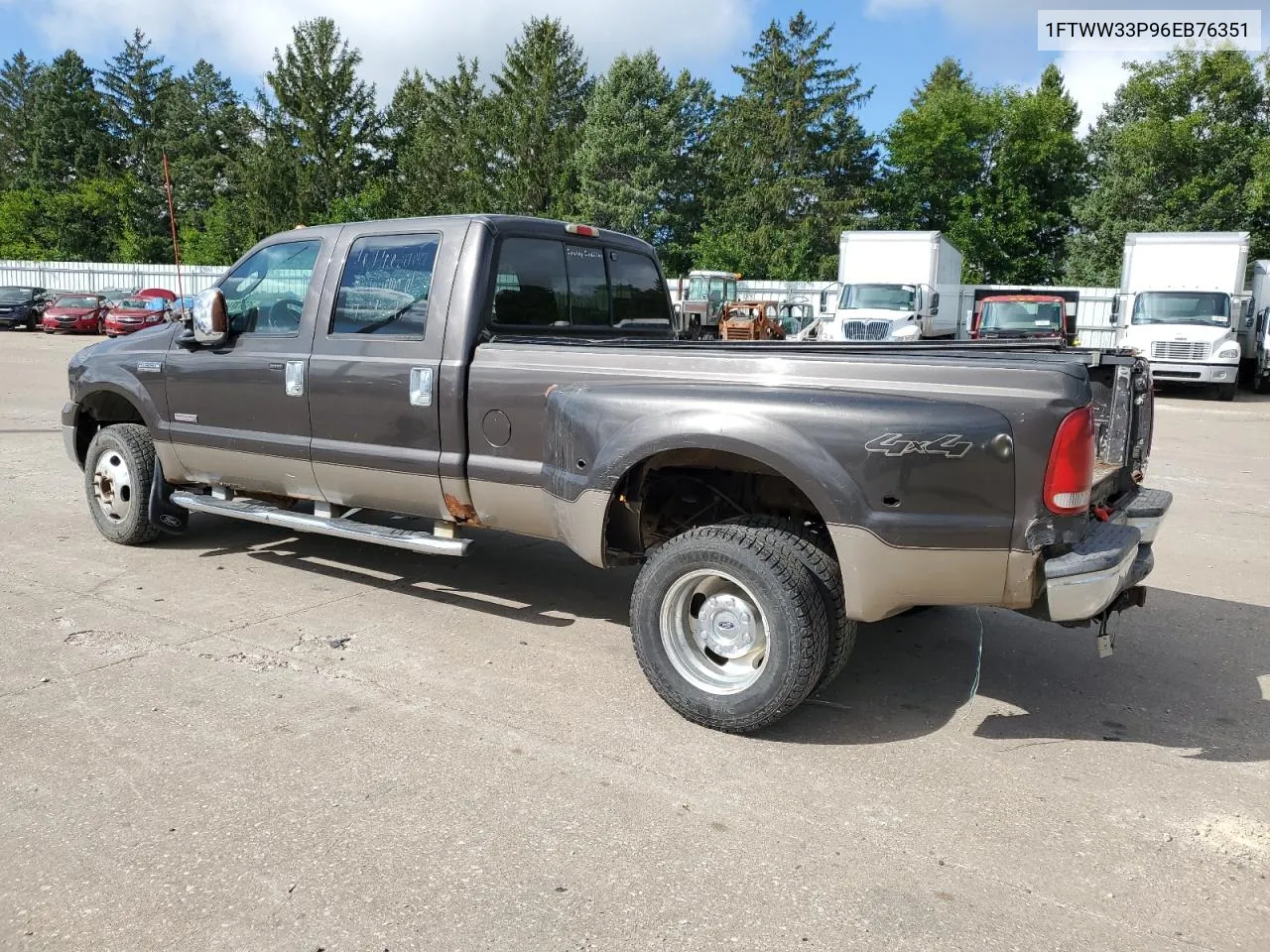 2006 Ford F350 Super Duty VIN: 1FTWW33P96EB76351 Lot: 70372744