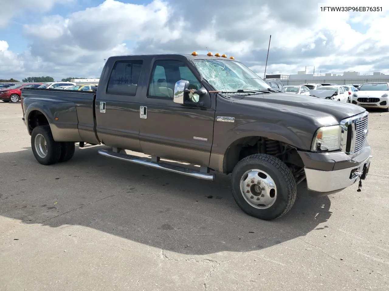 2006 Ford F350 Super Duty VIN: 1FTWW33P96EB76351 Lot: 70372744