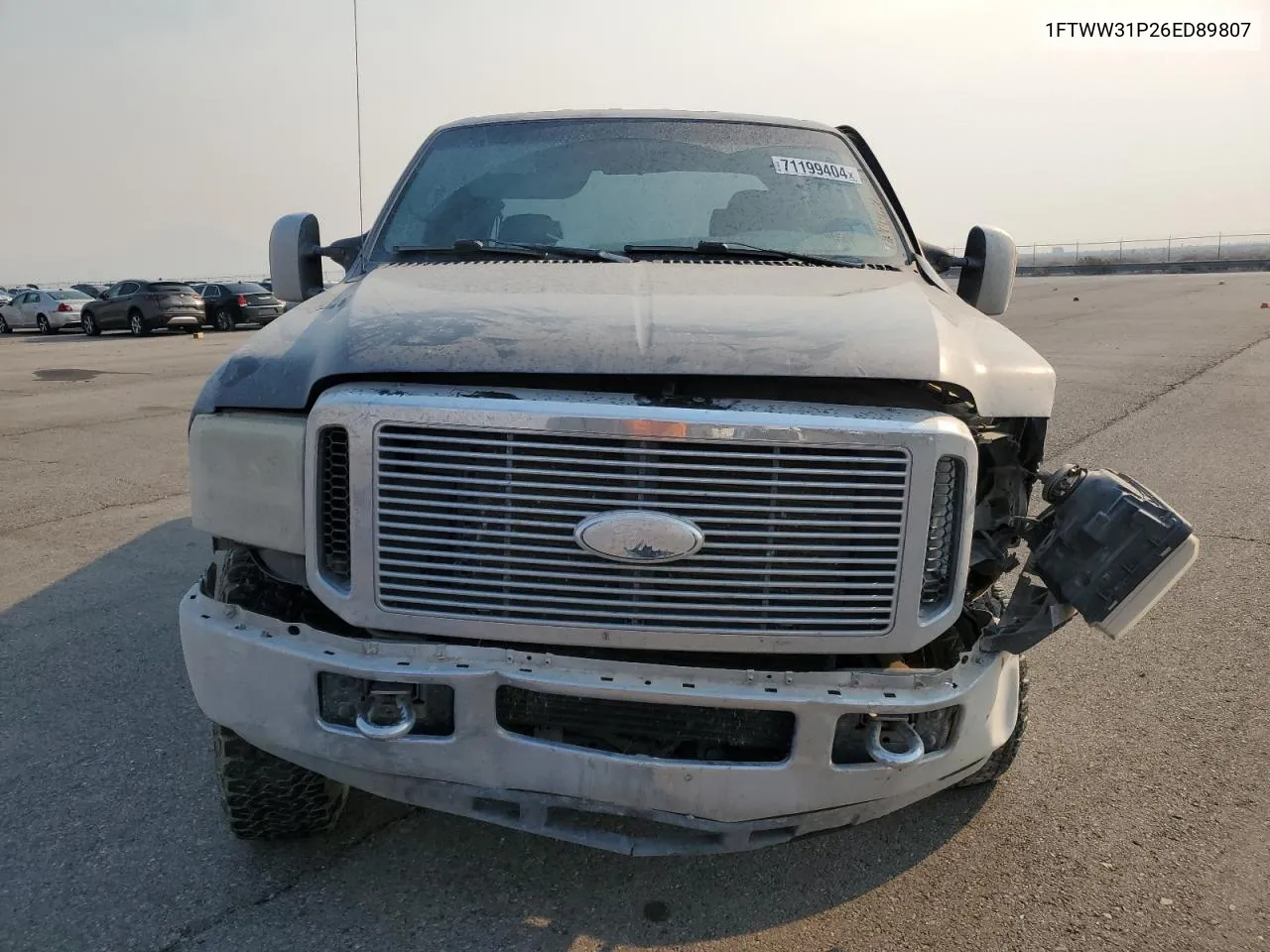 2006 Ford F350 Srw Super Duty VIN: 1FTWW31P26ED89807 Lot: 71199404