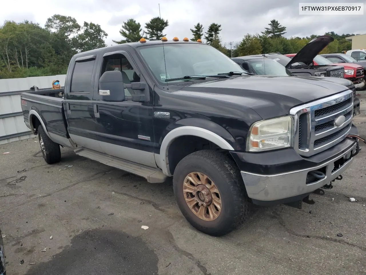 2006 Ford F350 Srw Super Duty VIN: 1FTWW31PX6EB70917 Lot: 71482714