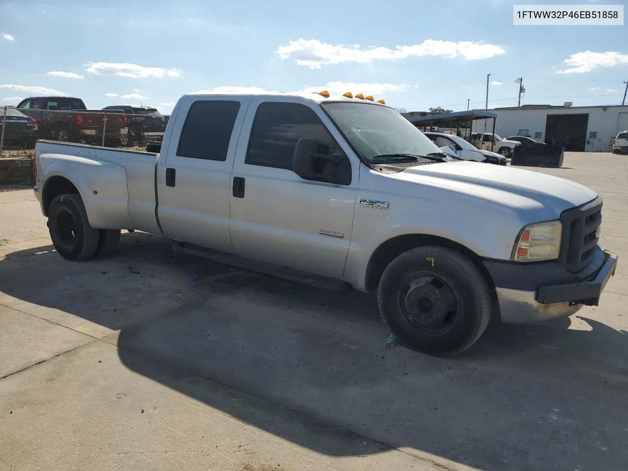 2006 Ford F350 Super Duty VIN: 1FTWW32P46EB51858 Lot: 72186254