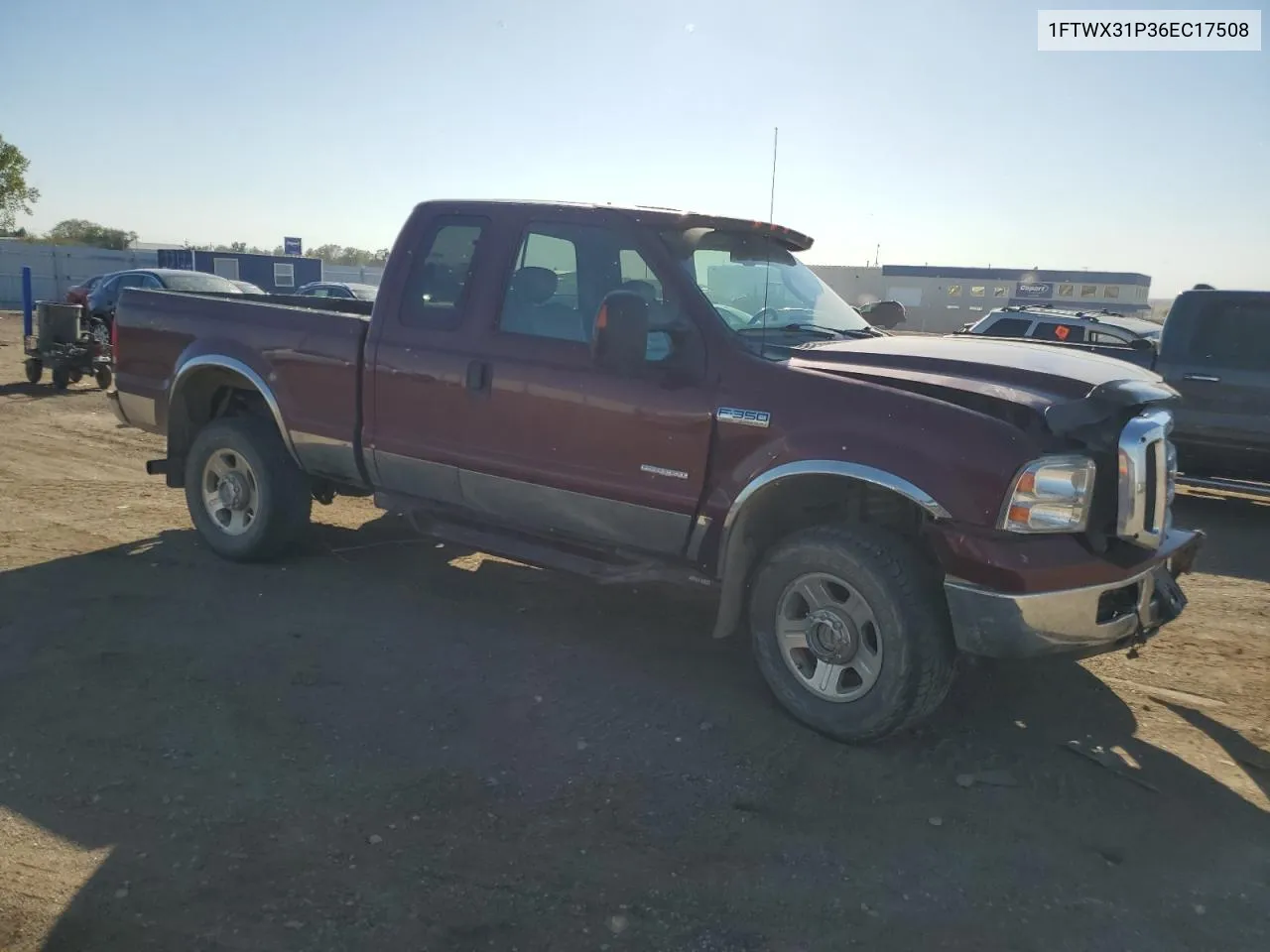 2006 Ford F350 Srw Super Duty VIN: 1FTWX31P36EC17508 Lot: 72334934