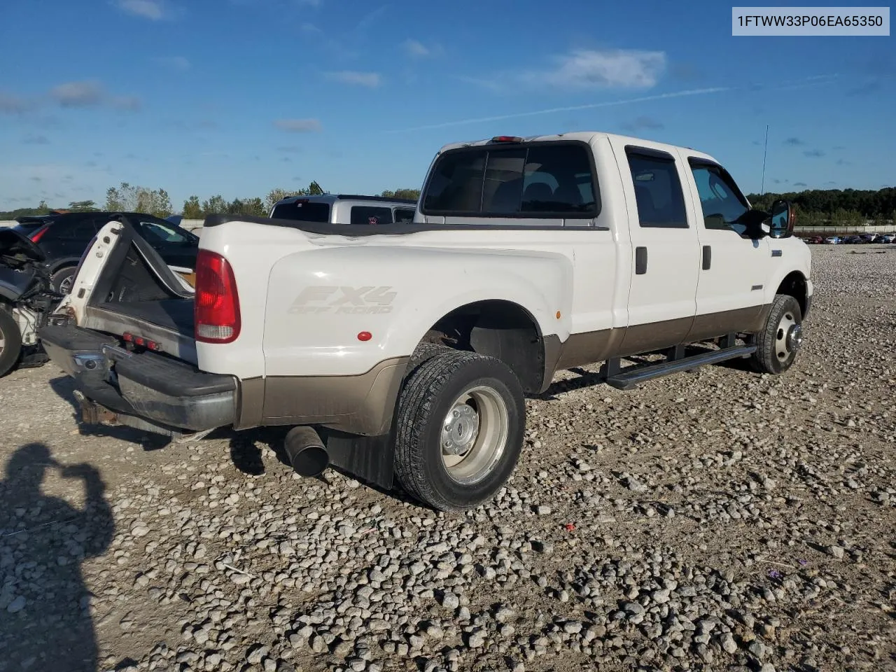 2006 Ford F350 Super Duty VIN: 1FTWW33P06EA65350 Lot: 72435304