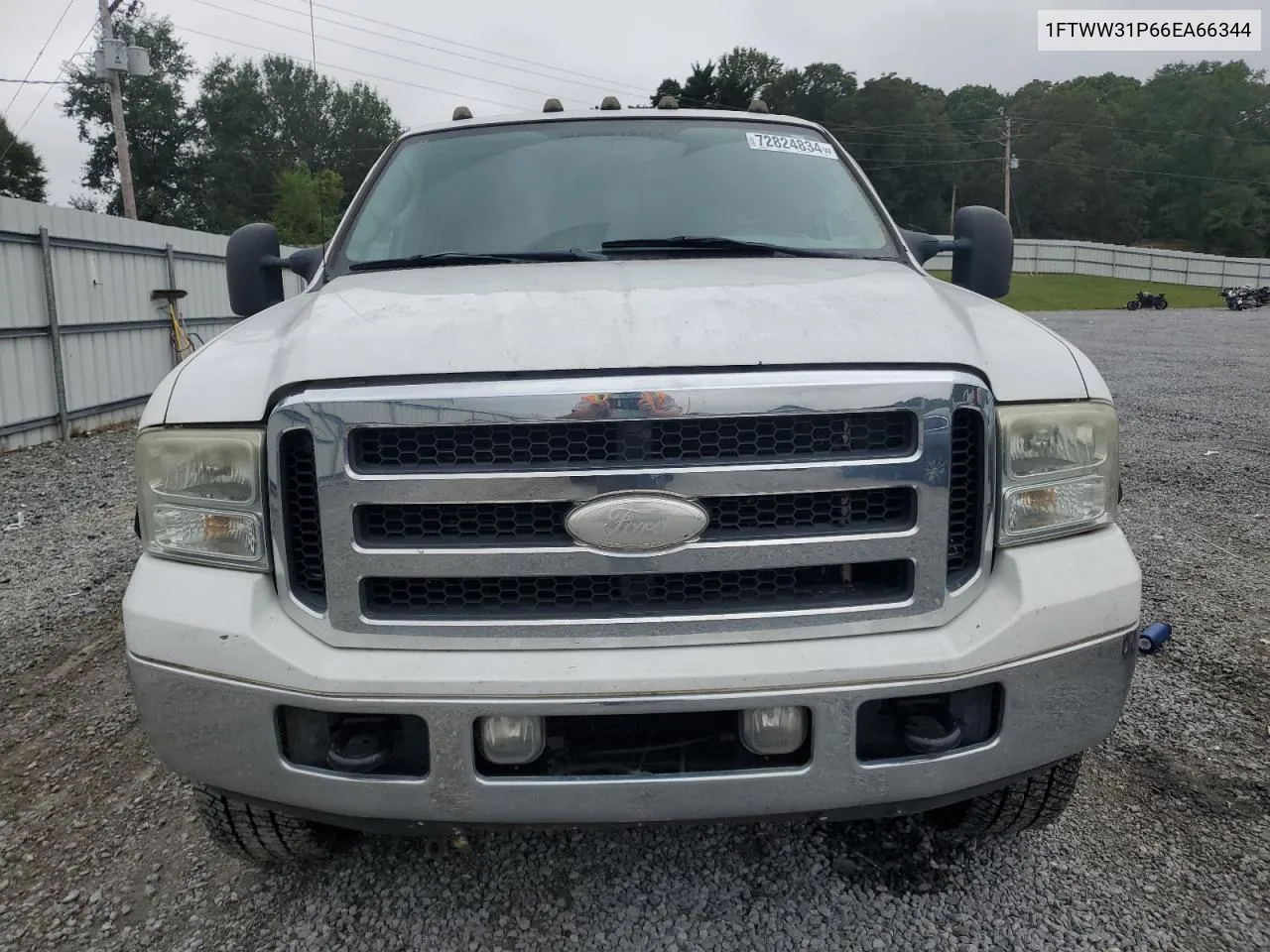 2006 Ford F350 Srw Super Duty VIN: 1FTWW31P66EA66344 Lot: 72824834