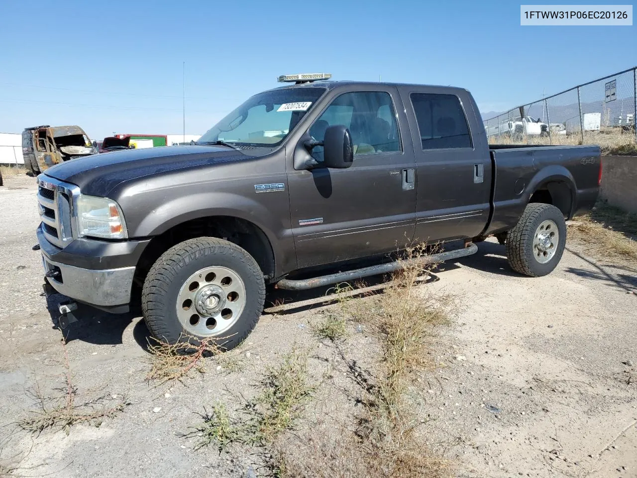 2006 Ford F350 Srw Super Duty VIN: 1FTWW31P06EC20126 Lot: 73207534